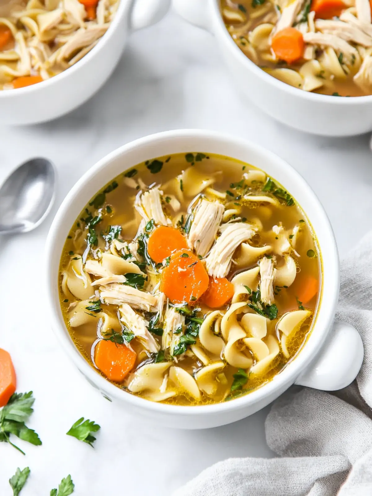 Ultimate Comfort: Best Chicken Noodle Soup with Egg Noodles 3 Best Chicken Noodle Soup with Egg Noodles