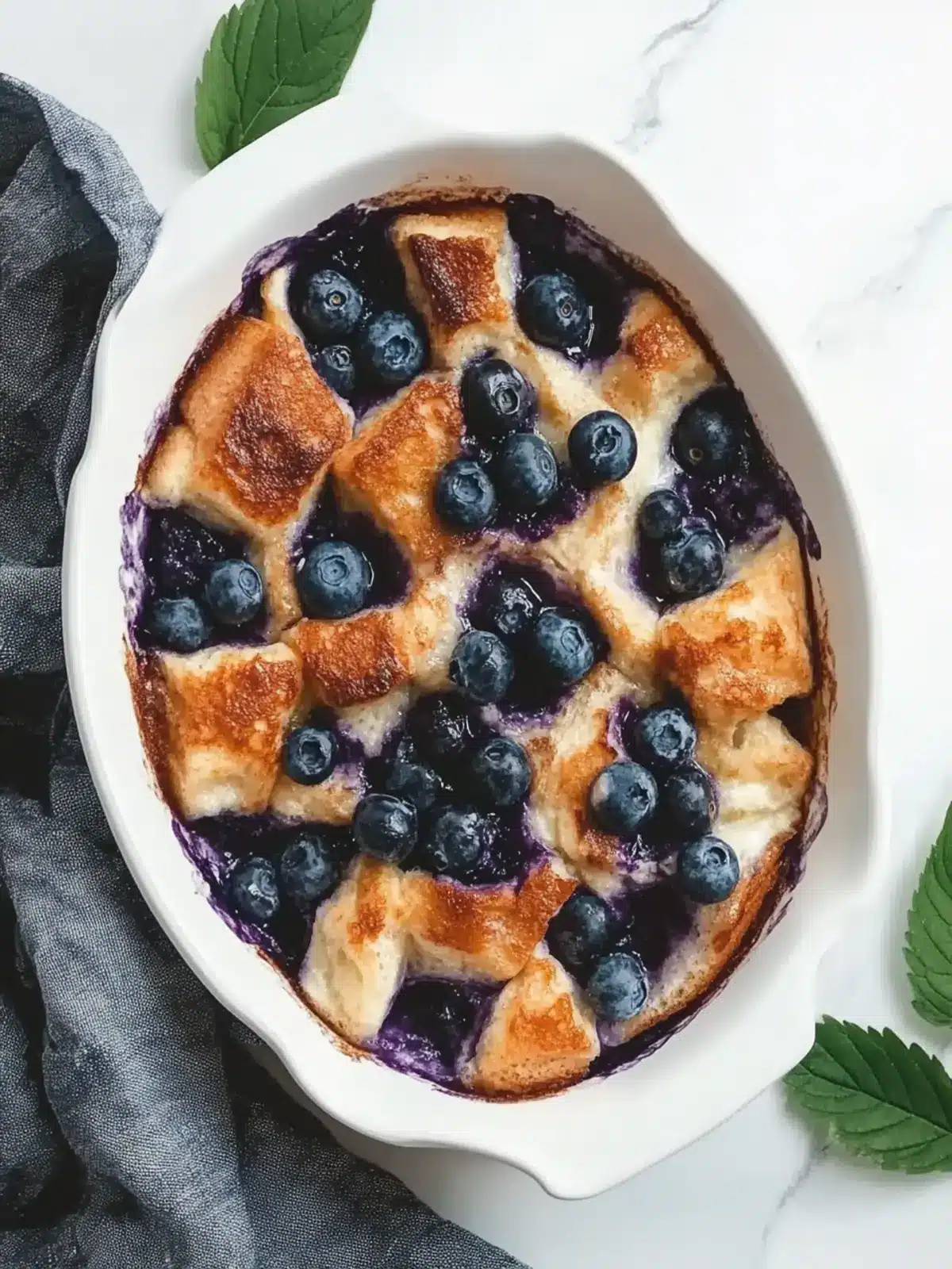 Delicious Overnight Blueberry French Toast Casserole Magic 4 Overnight Blueberry French Toast Casserole