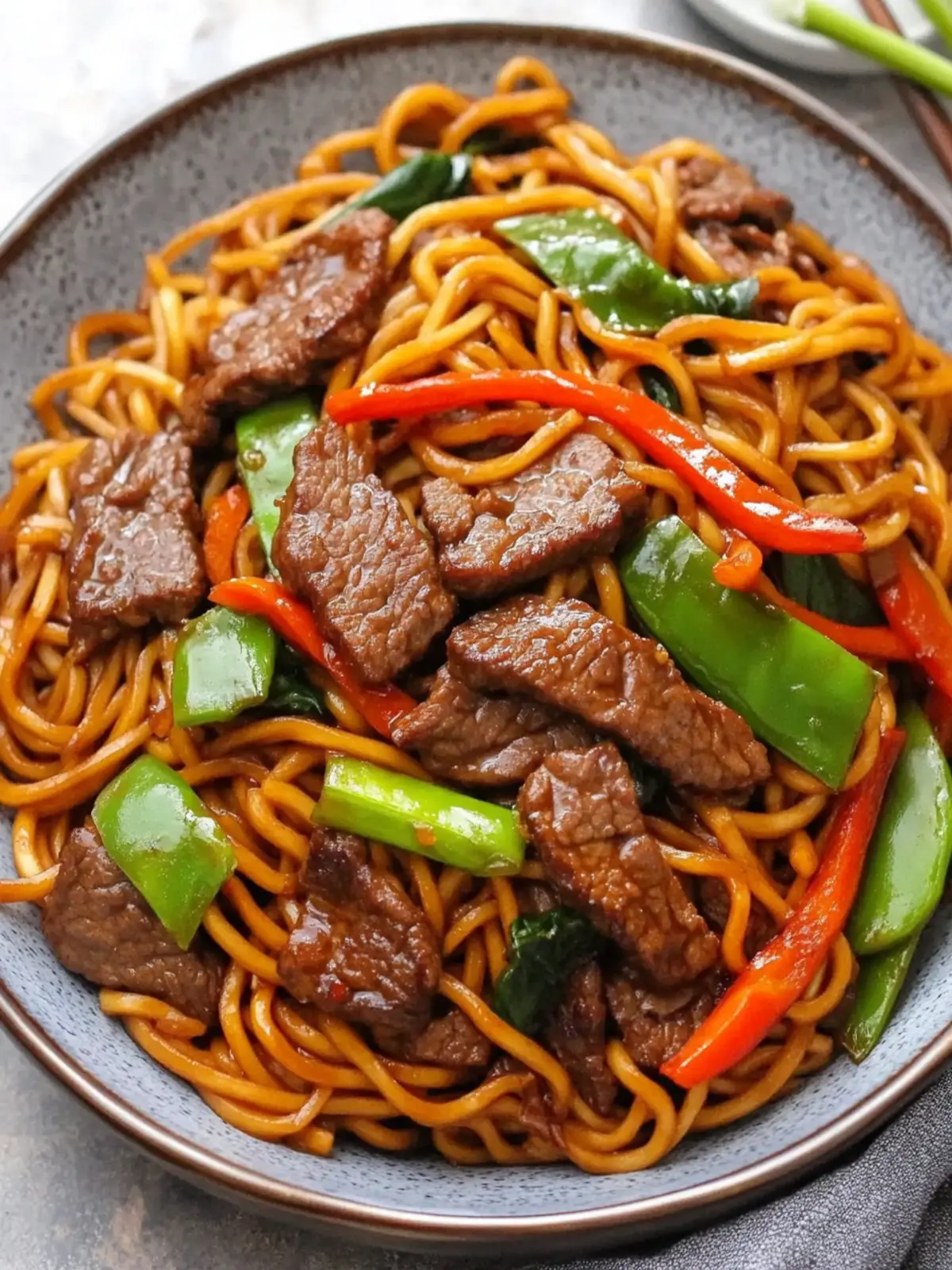 Savory Beef Lo Mein: Your Homemade Asian Delight! 2 Beef Lo Mein