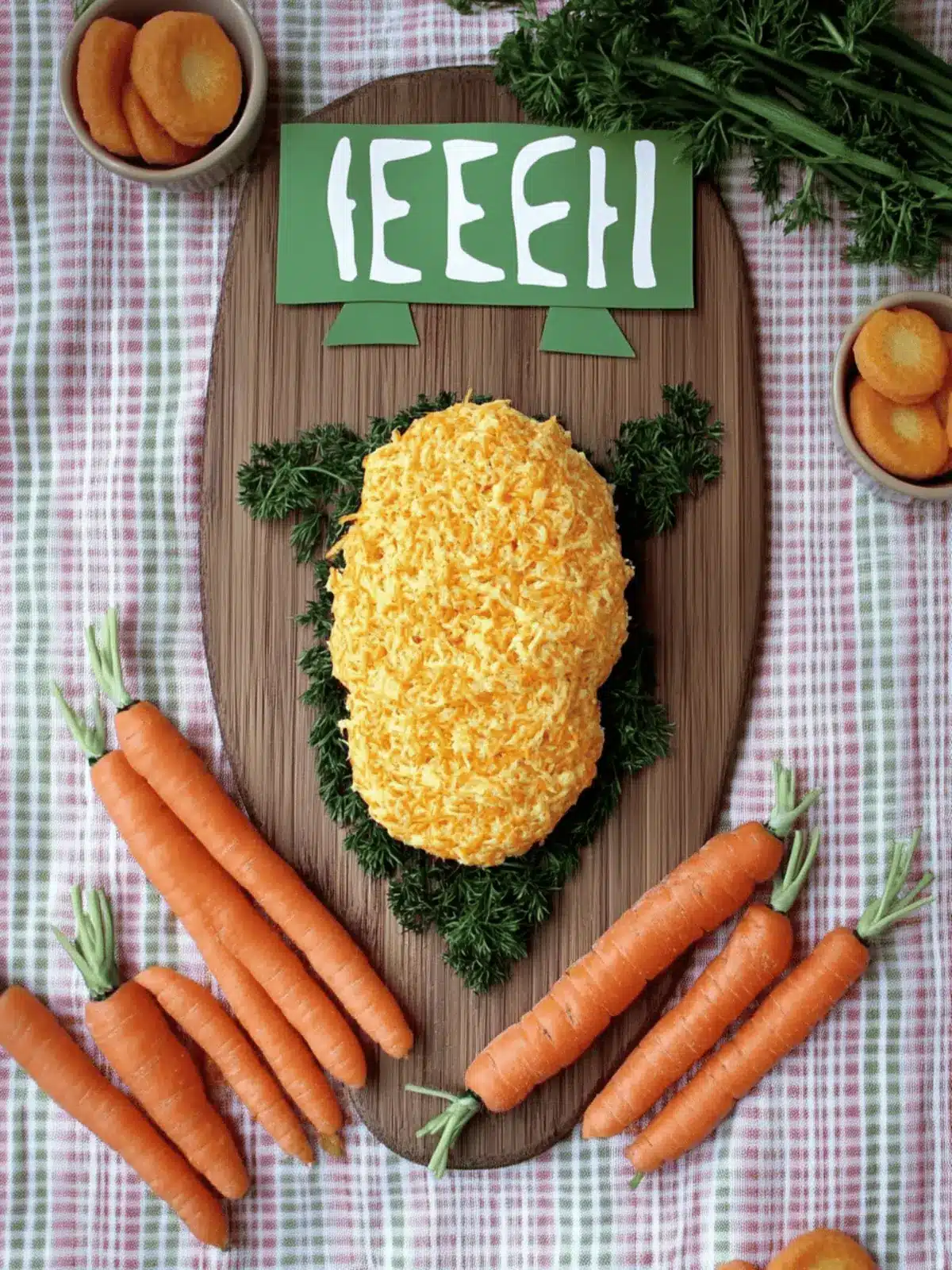 Delicious Carrot Cheese Ball: The Perfect Easter Treat! 2 Carrot Cheese Ball