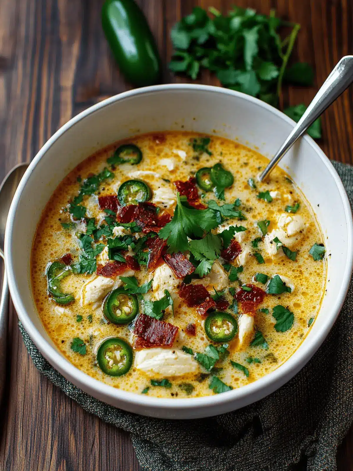 Creamy Spicy Jalape o Popper Chicken Soup for Ultimate Comfort 3 Spicy Jalape o Popper Chicken Soup