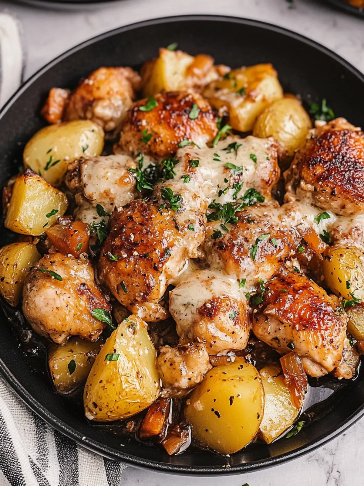 Garlic Parmesan Chicken and Potatoes You ll Crave Tonight 3 Garlic Parmesan Chicken and Potatoes