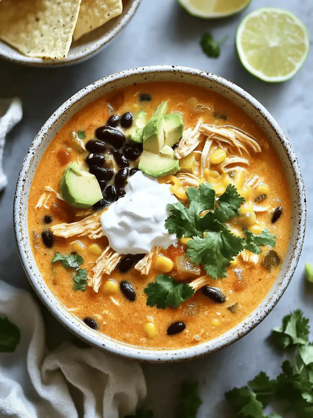 Hearty Creamy Chicken Enchilada Soup for Cozy Nights 2 Creamy Chicken Enchilada Soup