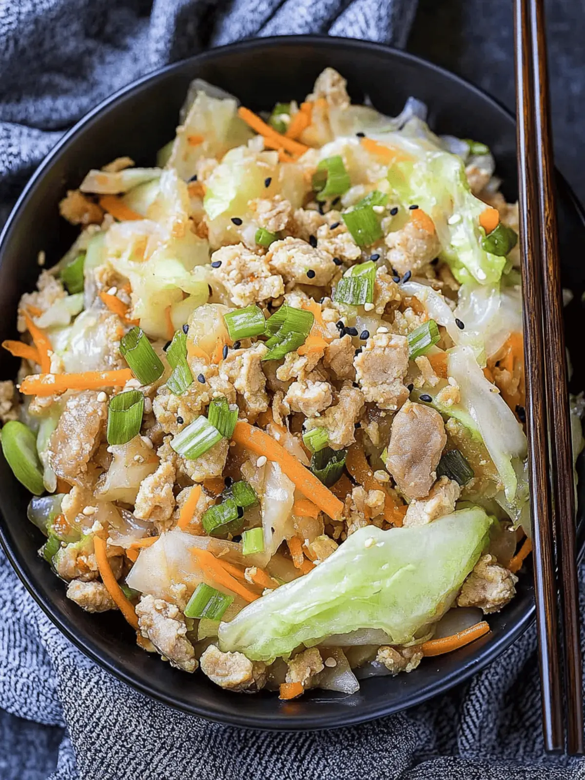 Savor the Twist: Egg Roll in a Bowl Made Easy at Home 4 Egg Roll in a Bowl