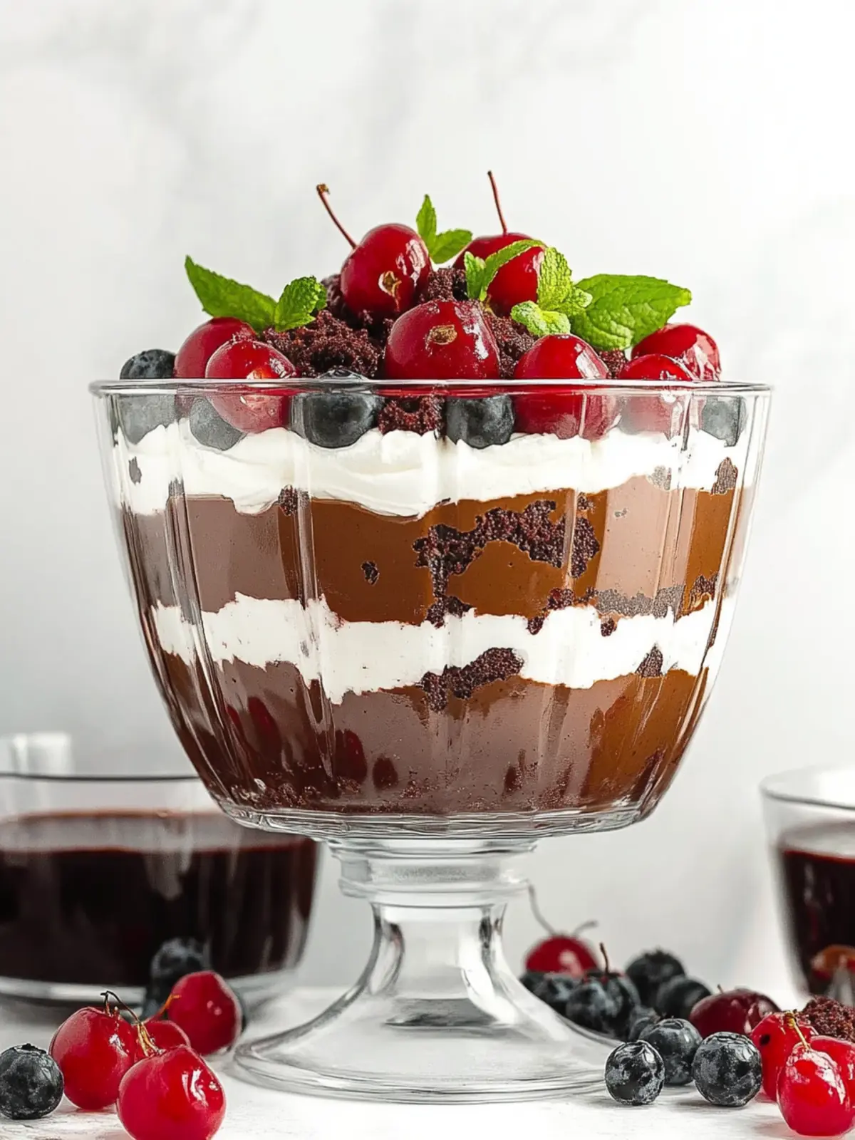 Indulge in Black Forest Trifle: A Decadent Delight! 3 Black Forest Trifle