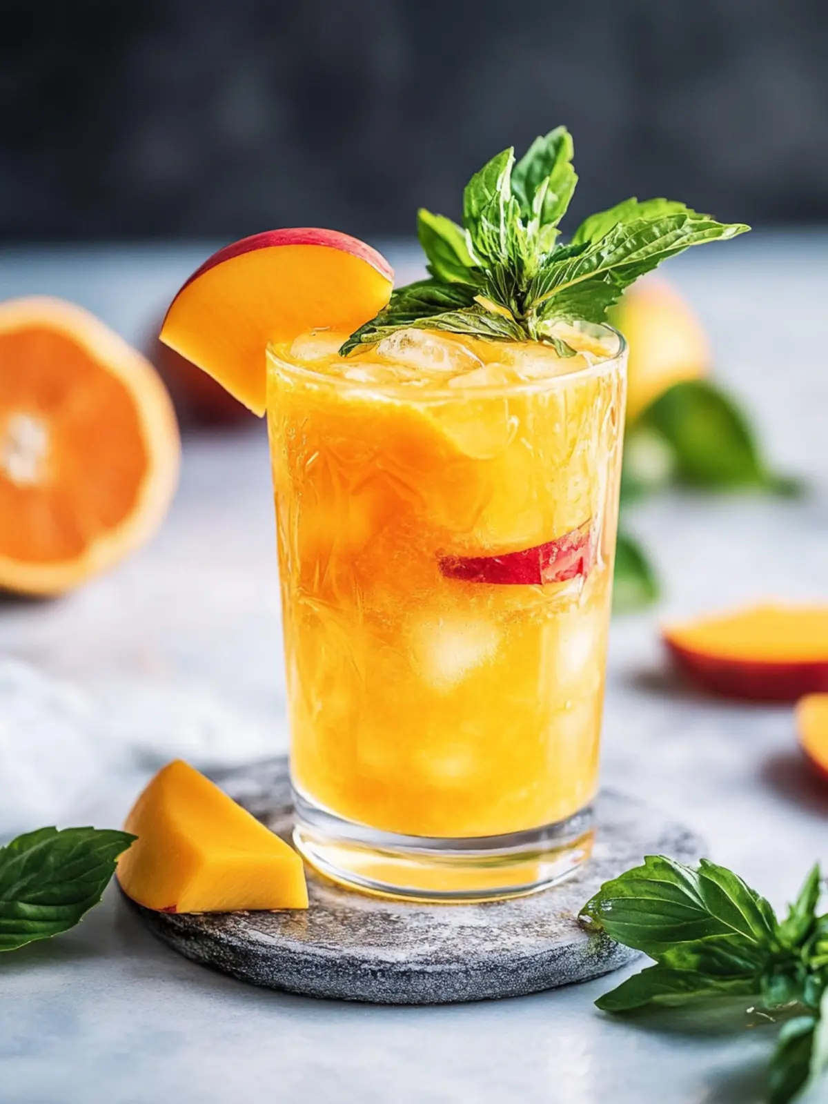 Refreshing Mango Rum Swizzle Perfect for Summer Sipping 3 Mango Rum Swizzle