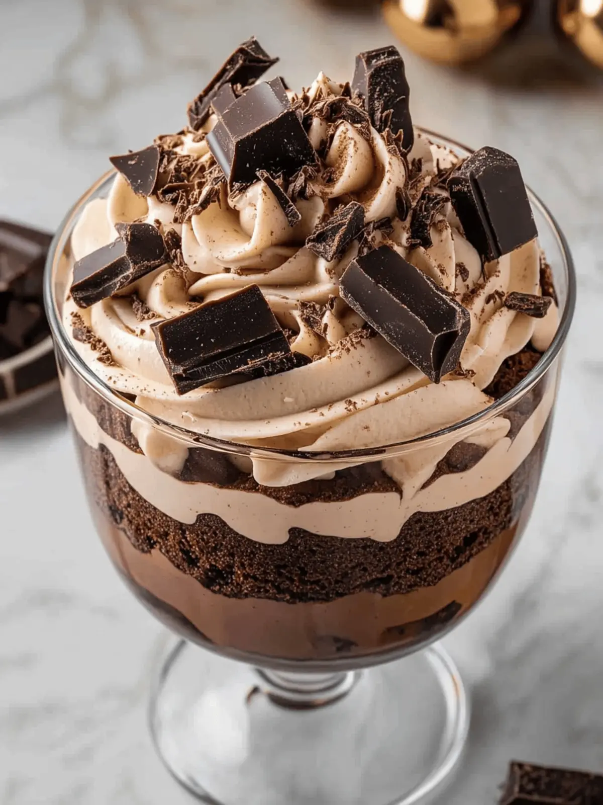 Decadent Chocolate Brownie Mocha Trifle You'll Crave 4 Chocolate Brownie Mocha Trifle