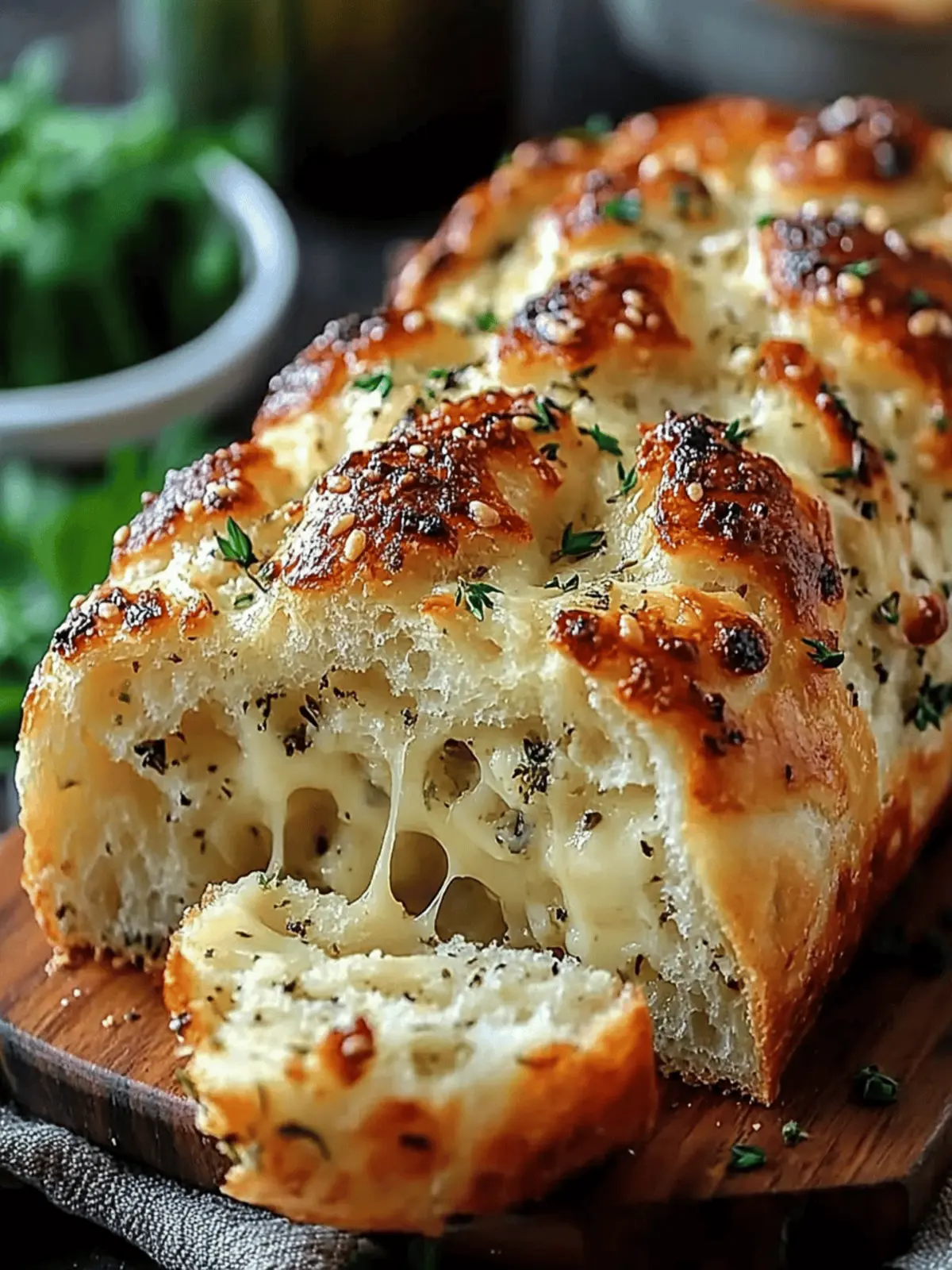 Melt-in-Your-Mouth Italian Herb Cheese Bread Recipe 3 Italian Herb Cheese Bread