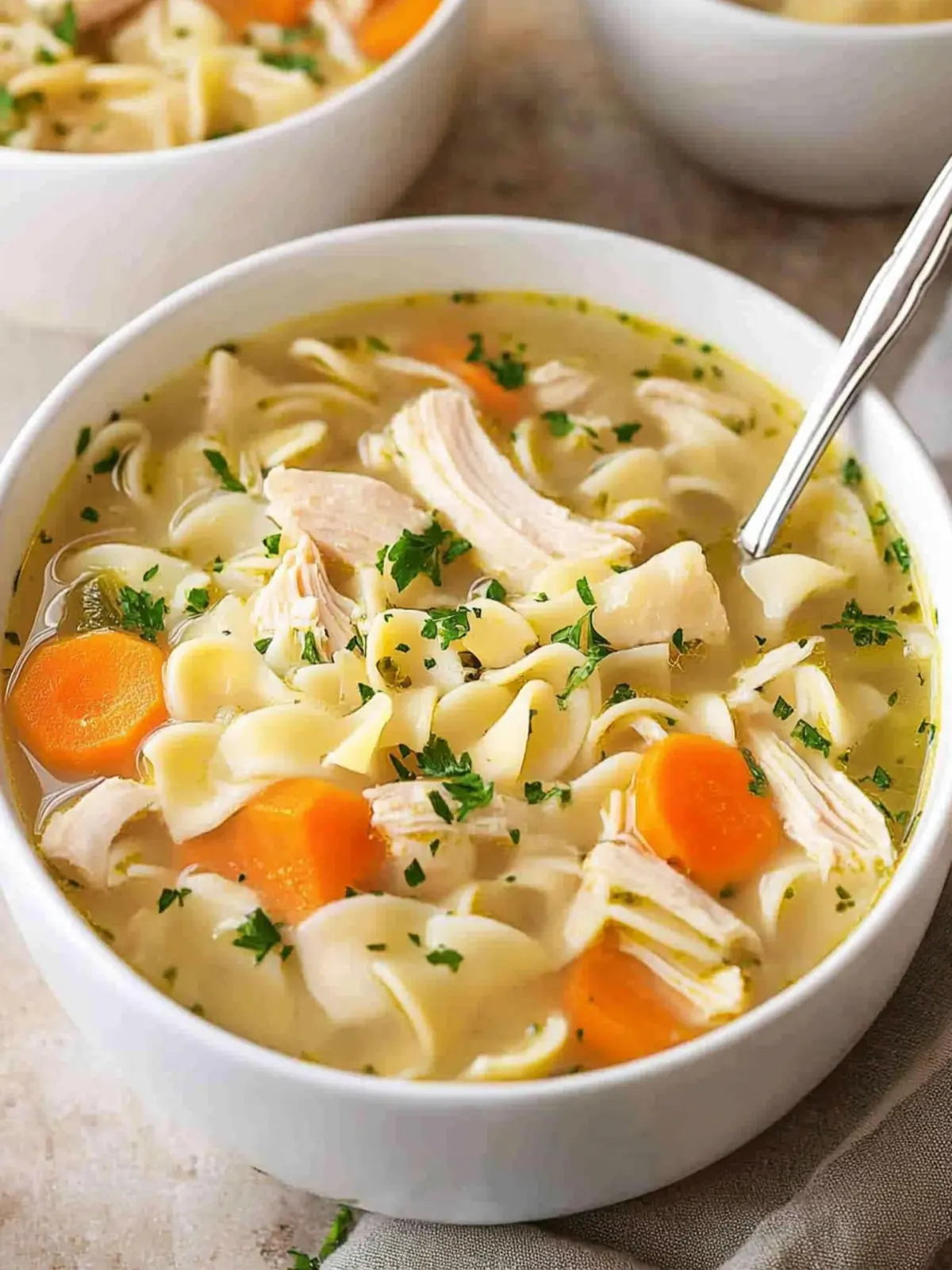 Comforting Crockpot Chicken Noodle Soup for Cozy Nights 3 Crockpot Chicken Noodle Soup