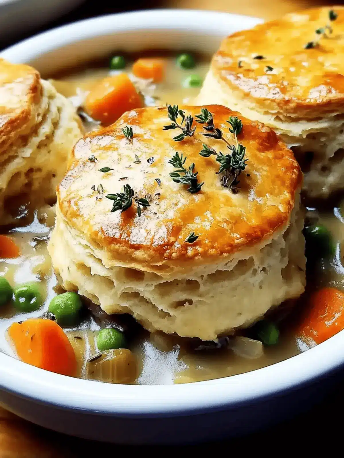 Biscuit & Vegetable Pot Pie: Your Cozy Comfort Food Fix 3 Biscuit & Vegetable Pot Pie