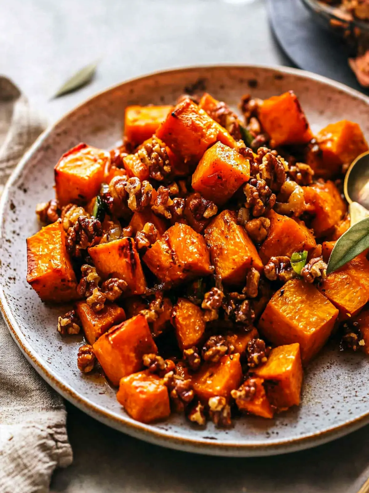 Roasted Butternut Squash with Candied Walnuts to Wow Your Guests 4 Roasted Butternut Squash with Candied Walnuts