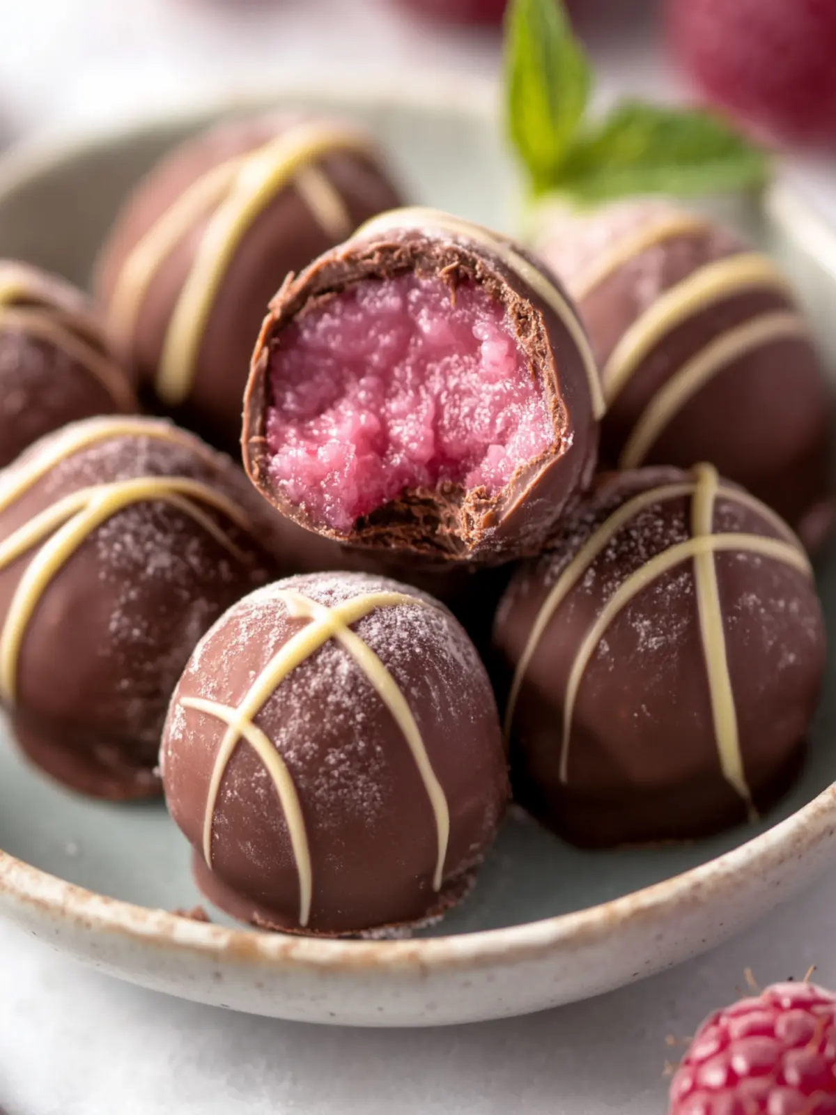 Decadent Chocolate Raspberry Truffles You Can't Resist 2 Chocolate Raspberry Truffles