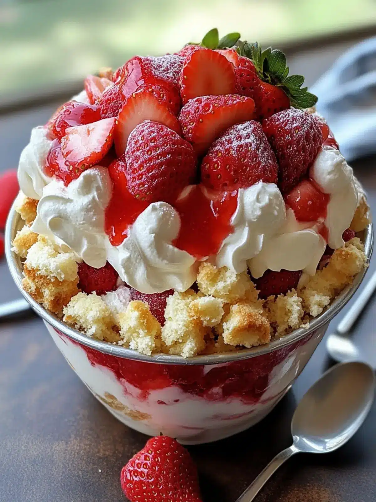 Strawberry Shortcake Trifle: A Sweet Slice of Summer Joy 3 Strawberry Shortcake Trifle