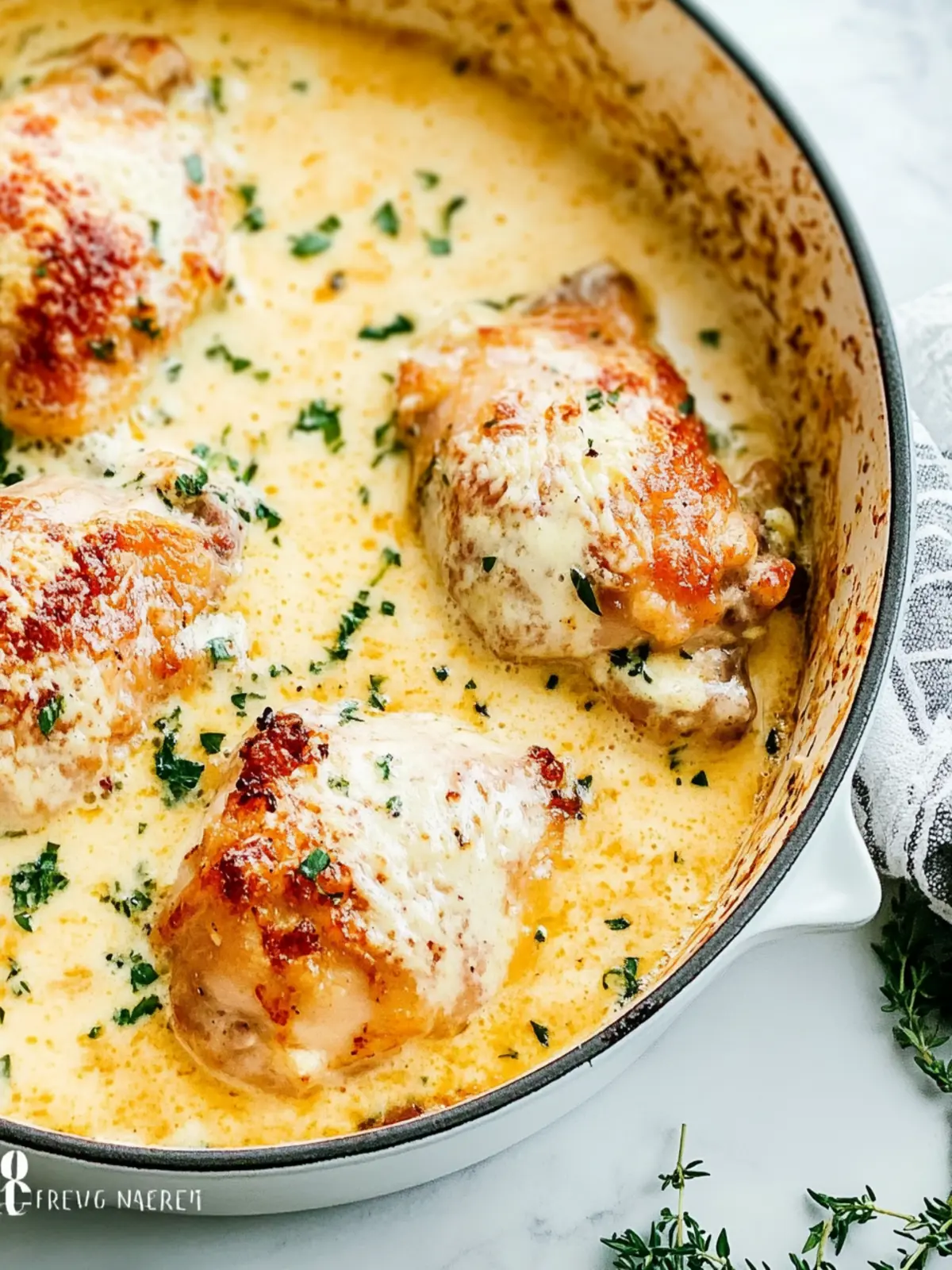 Deliciously Creamy Oven Baked Chicken Thighs That Wow! 4 Creamy Oven Baked Chicken Thighs