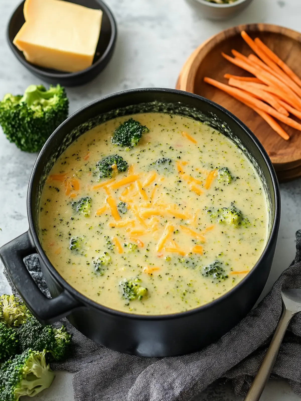 High Protein Broccoli Cheddar Soup That You ll Crave! 2 High Protein Broccoli Cheddar Soup