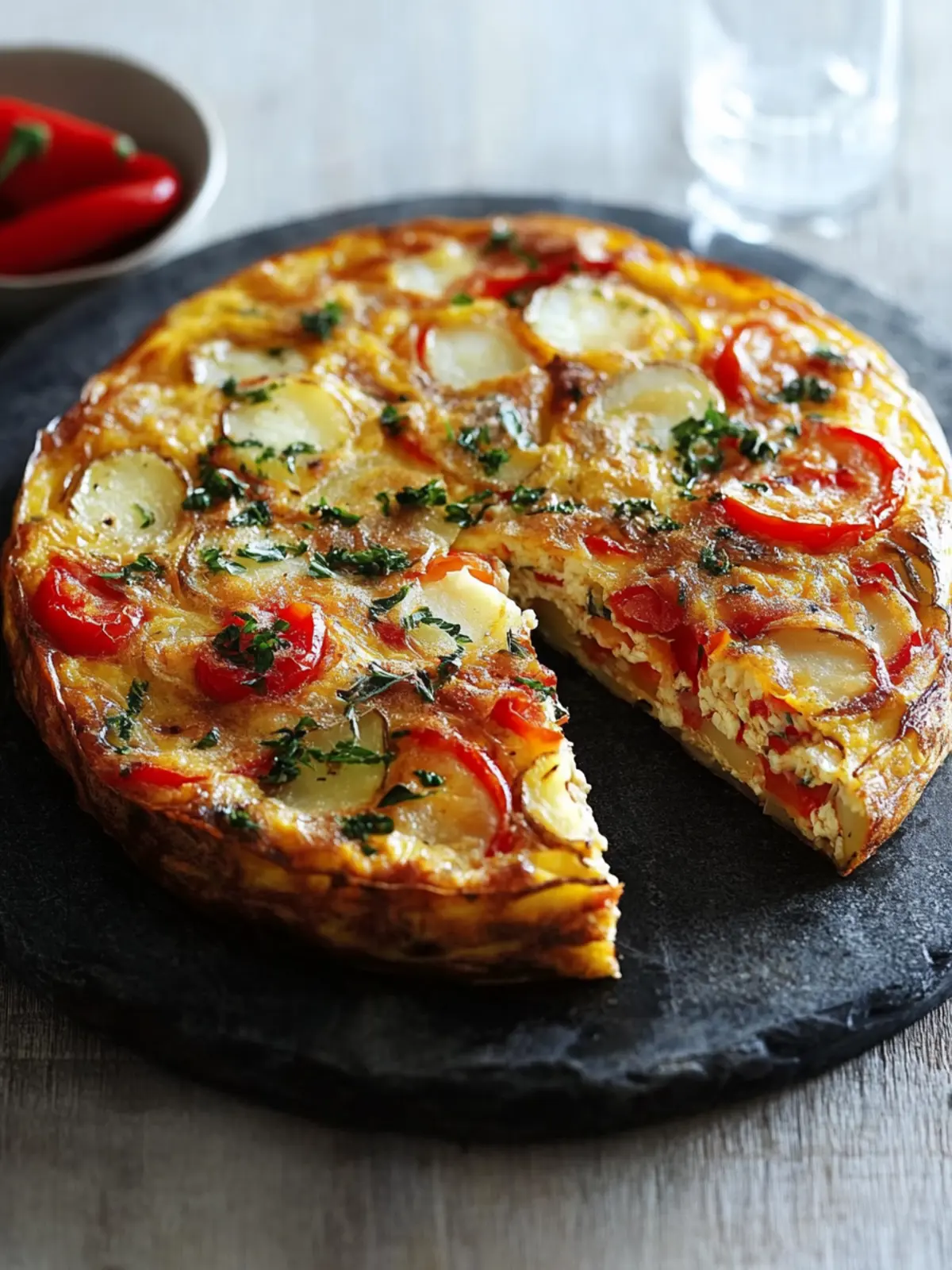 Delicious Potato and Pepper Frittata for a Cozy Brunch 4 Potato and Pepper Frittata