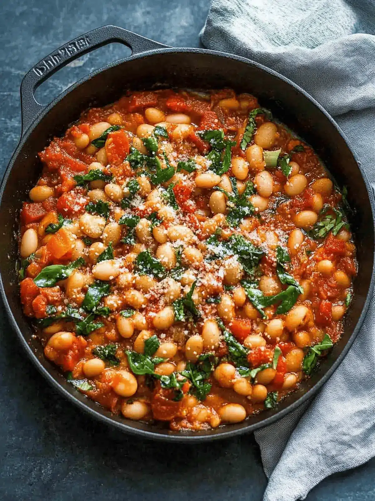 Mediterranean White Bean Skillet: Cozy Comfort in Minutes 4 Mediterranean White Bean Skillet