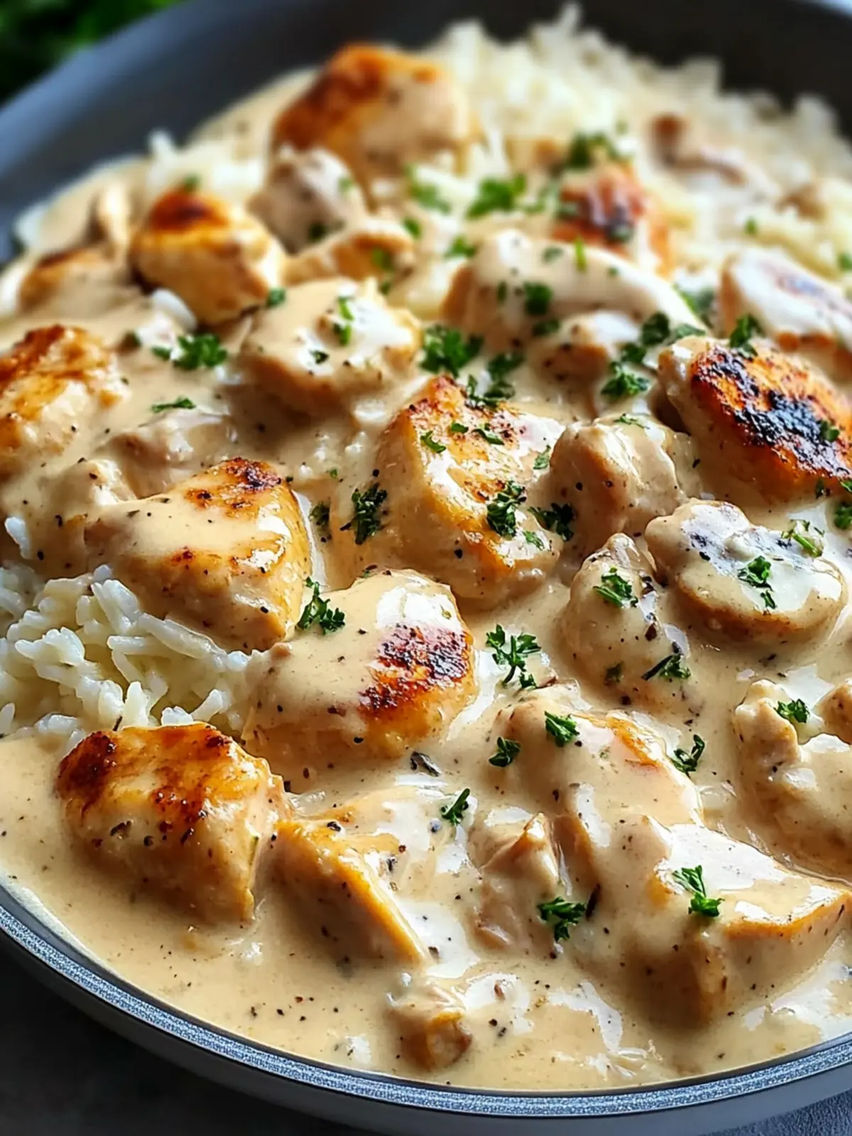 Creamy Smothered Chicken and Rice Your New Comfort Food Favorite 2 Creamy Smothered Chicken and Rice