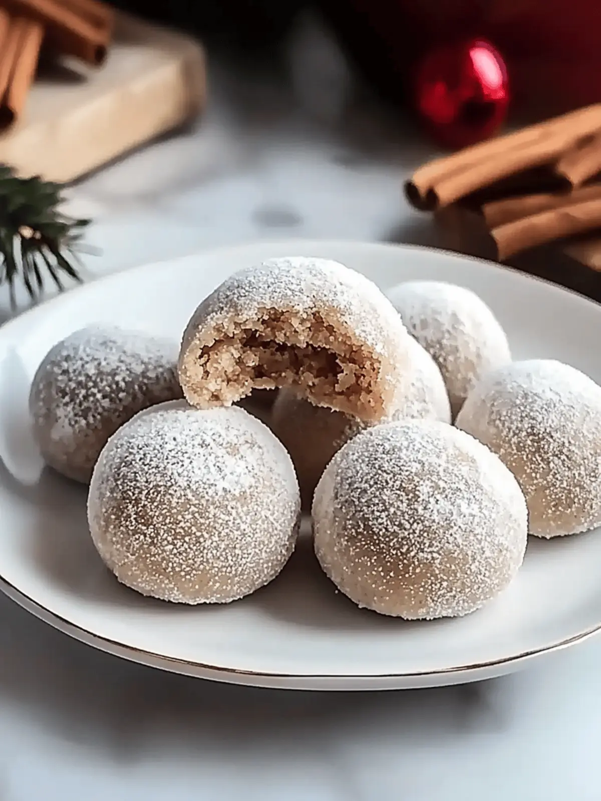 Cinnamon Sugar Snowball Cookies that Melt in Your Mouth 2 Cinnamon Sugar Snowball Cookies