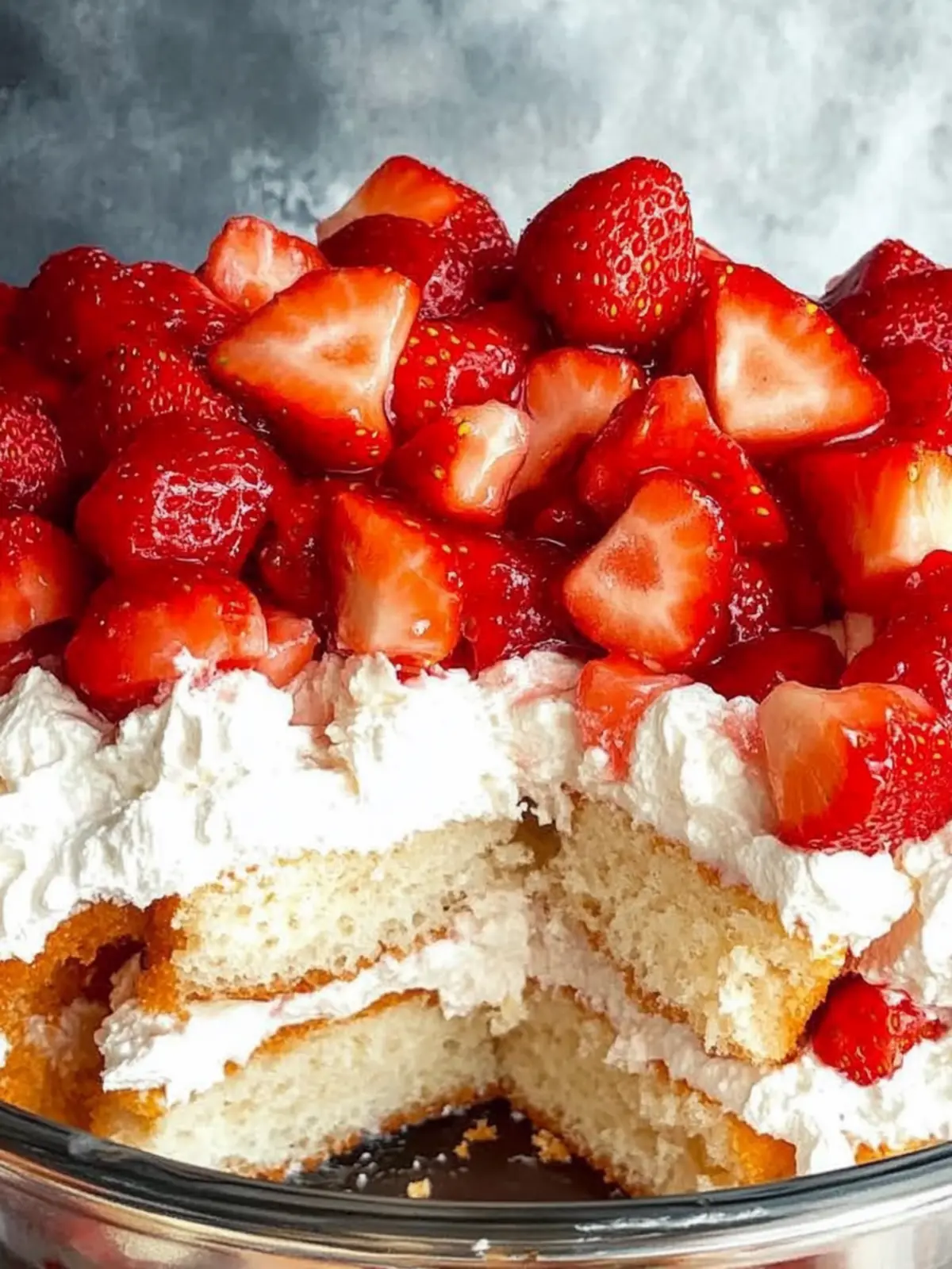 Layered Strawberry Angel Food Cake That Will Wow Your Guests 3 Layered Strawberry Angel Food Cake
