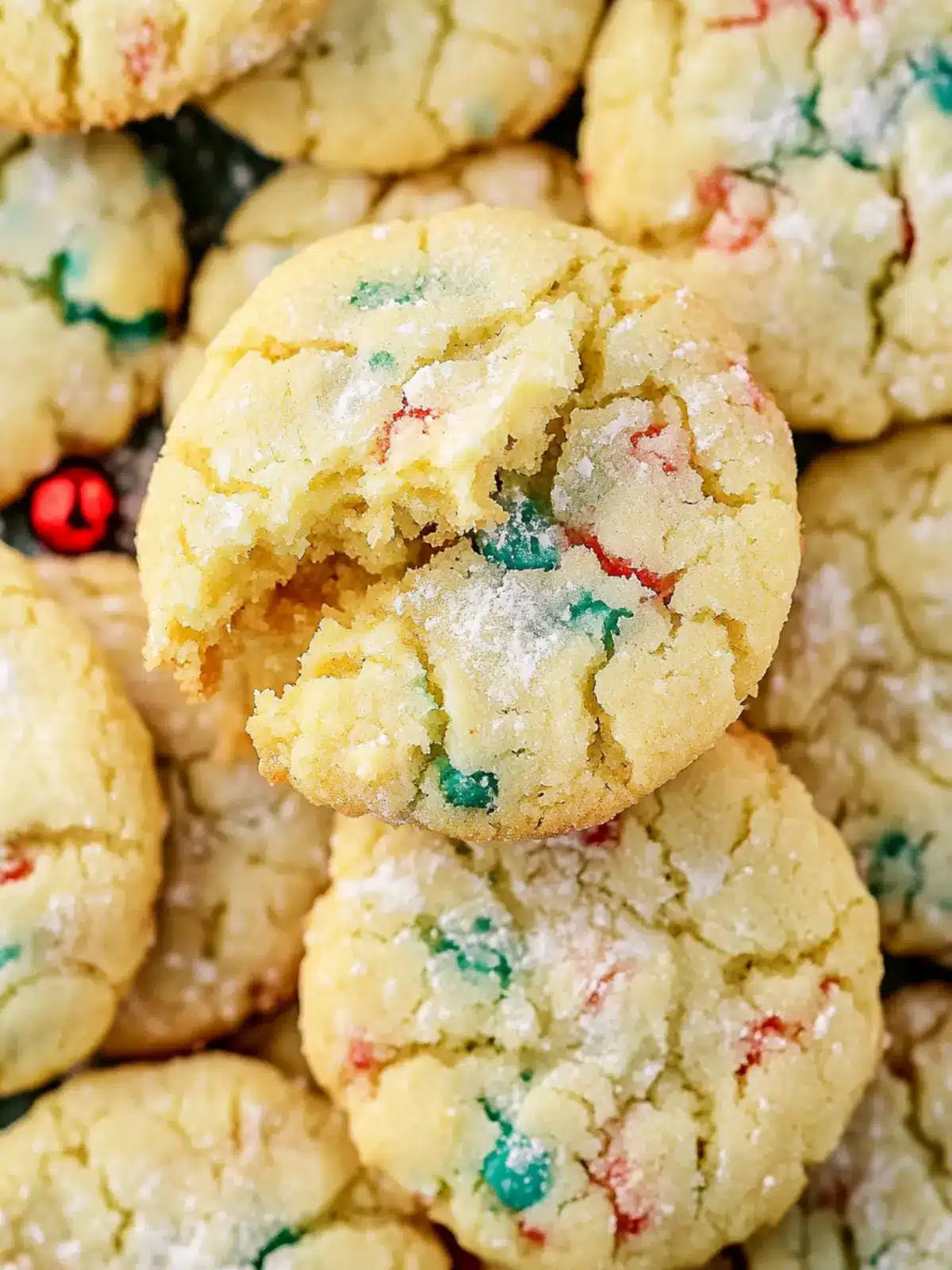 Christmas Gooey Butter Cookies that Melt in Your Mouth 2 Christmas Gooey Butter Cookies
