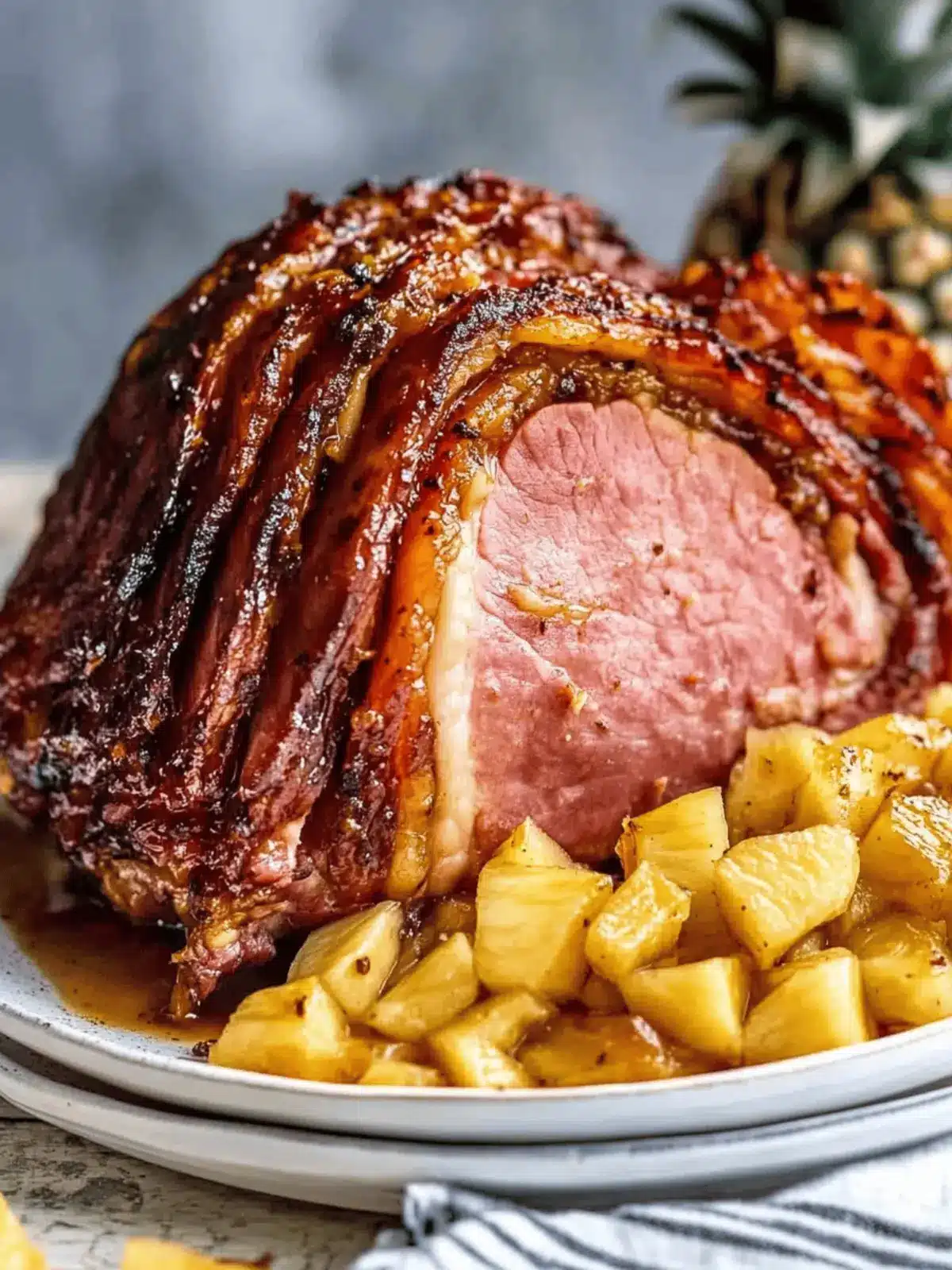 Sweet and Savory Pineapple Ham Glaze for Perfect Holidays 3 PINEAPPLE HAM