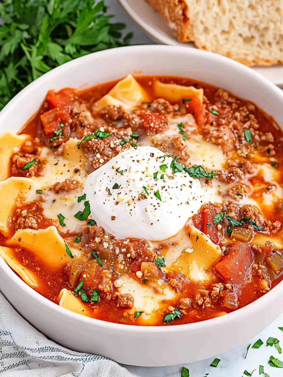 Crockpot Lasagna Soup: Cozy Comfort in Every Bite 3 Crockpot Lasagna Soup