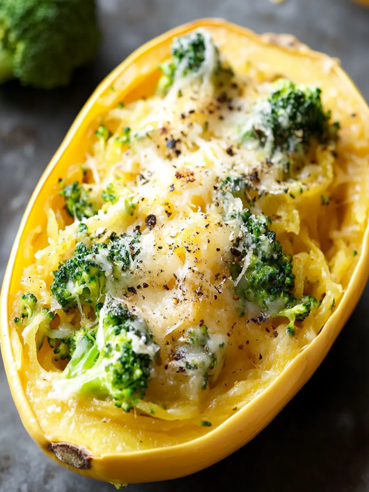 Cheesy Broccoli Spaghetti Squash That Will Wow Your Taste Buds 3 Cheesy Broccoli Spaghetti Squash