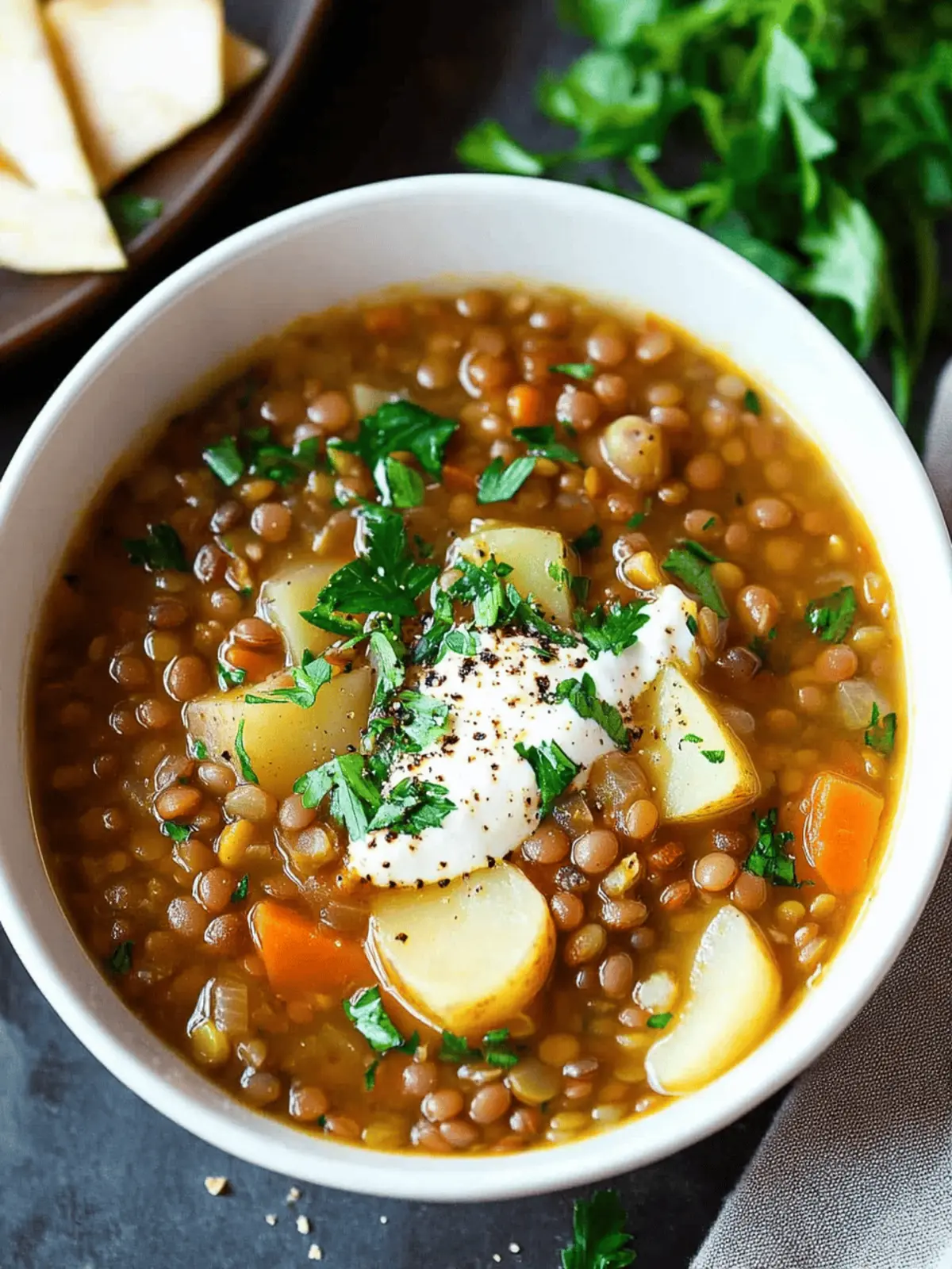Hearty Easy Lentil Potato Soup for Quick Comfort Cooking 3 Easy Lentil Potato Soup