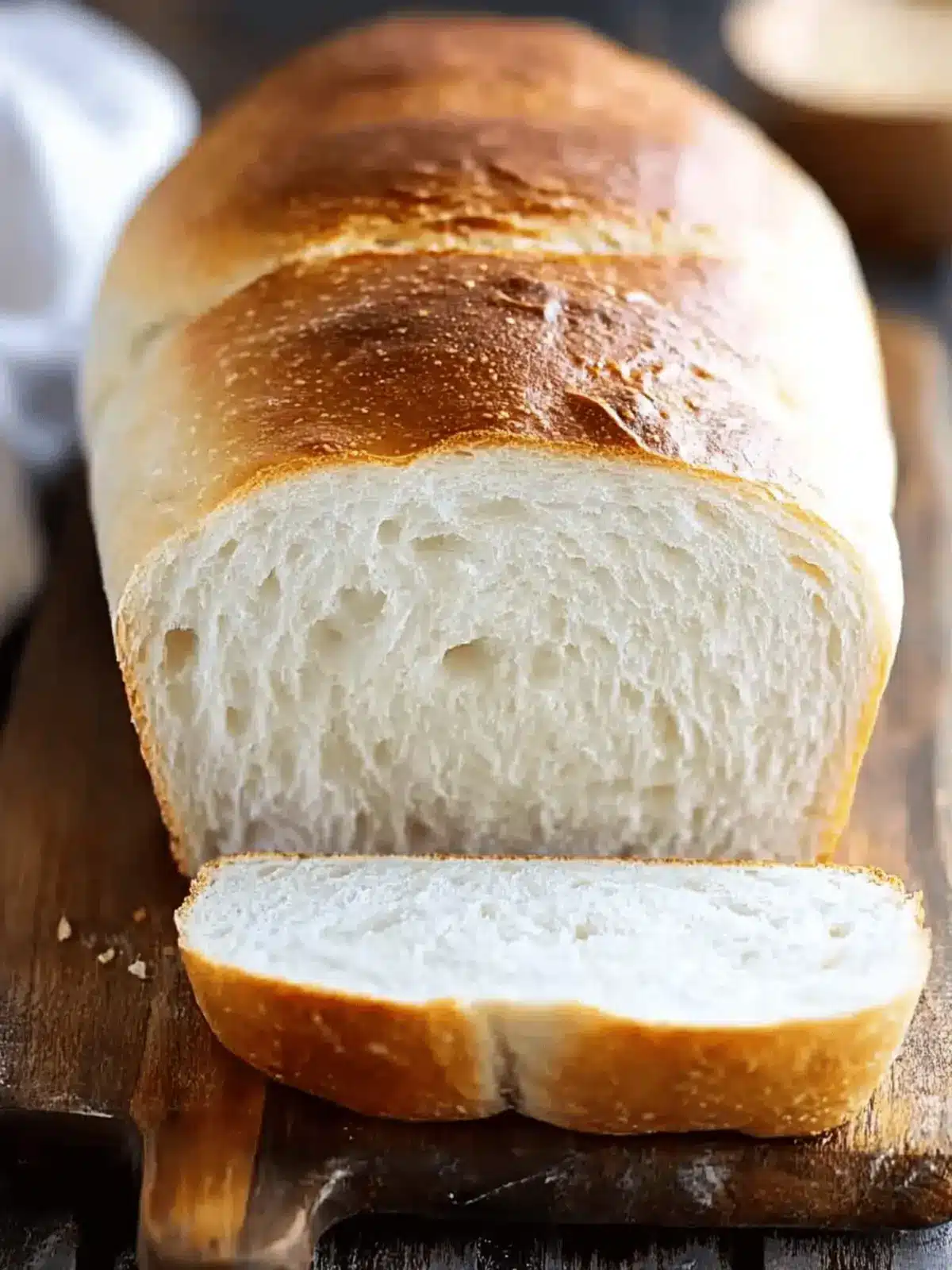 Homemade White Bread: Soft, Fluffy, and Beginner-Friendly 2 Homemade White Bread