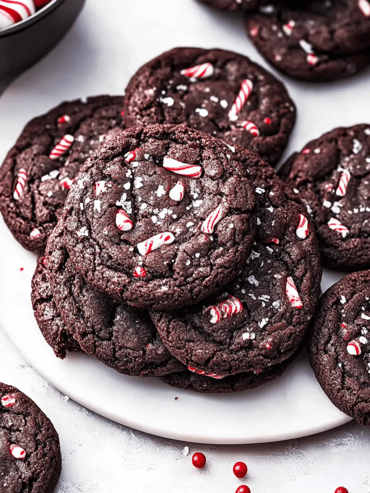 Double Chocolate Peppermint Cookies You'll Crave All Season 3 Double Chocolate Peppermint Cookies