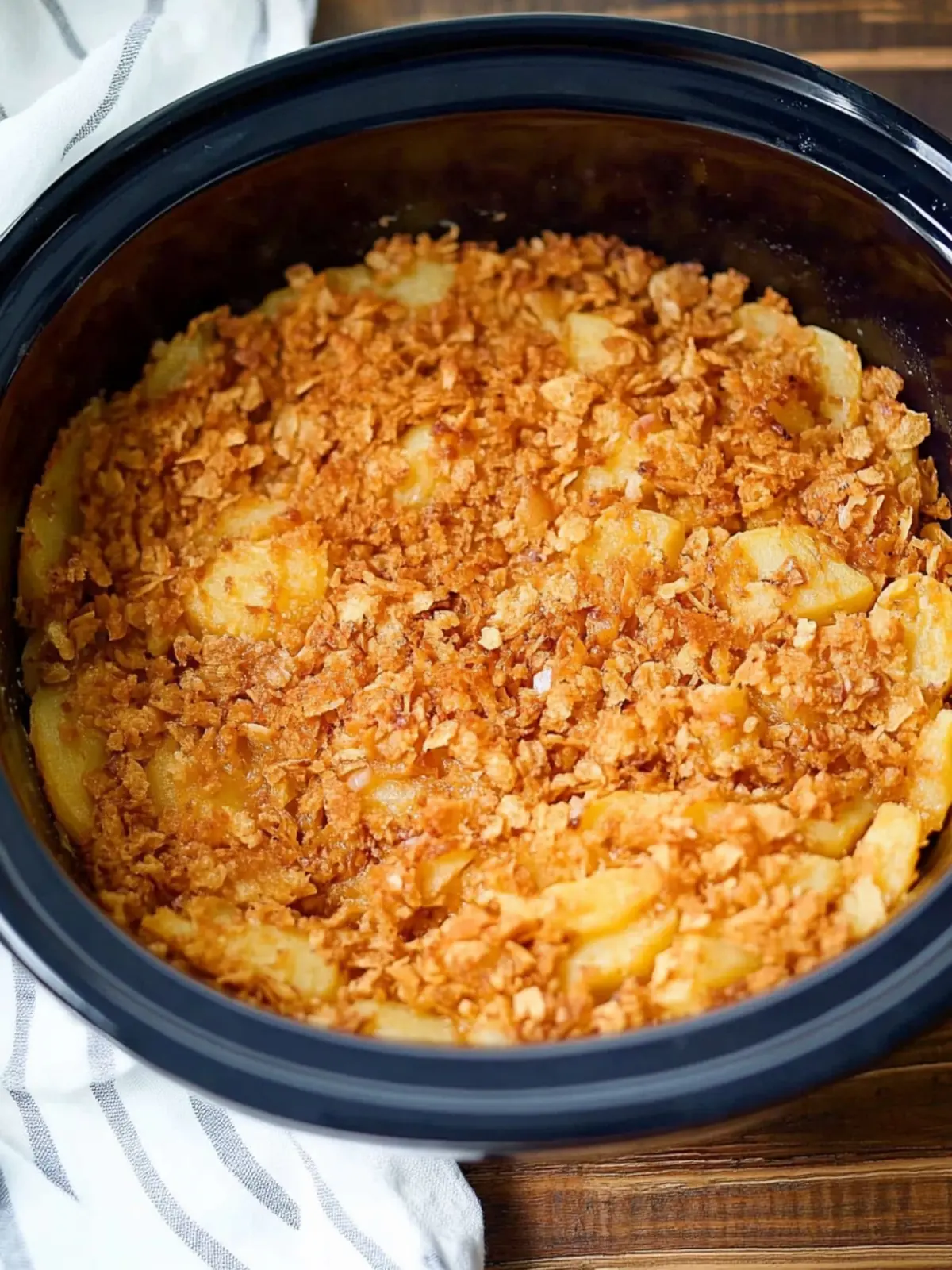 Irresistible Slow Cooker Funeral Potatoes Cheesy Hash Brown Casserole 3 Slow Cooker Funeral Potatoes (Cheesy Hash Brown Casserole)