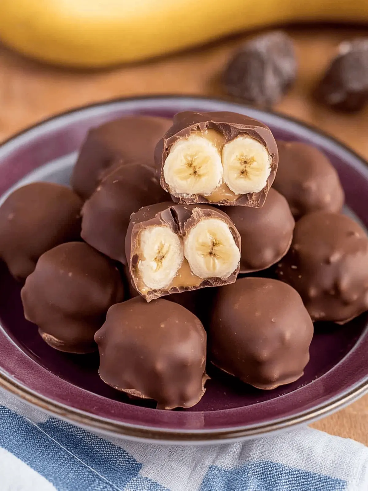 Irresistible Chocolate Banana Peanut Butter Bites Recipe 4 Chocolate Banana Peanut Butter Bites