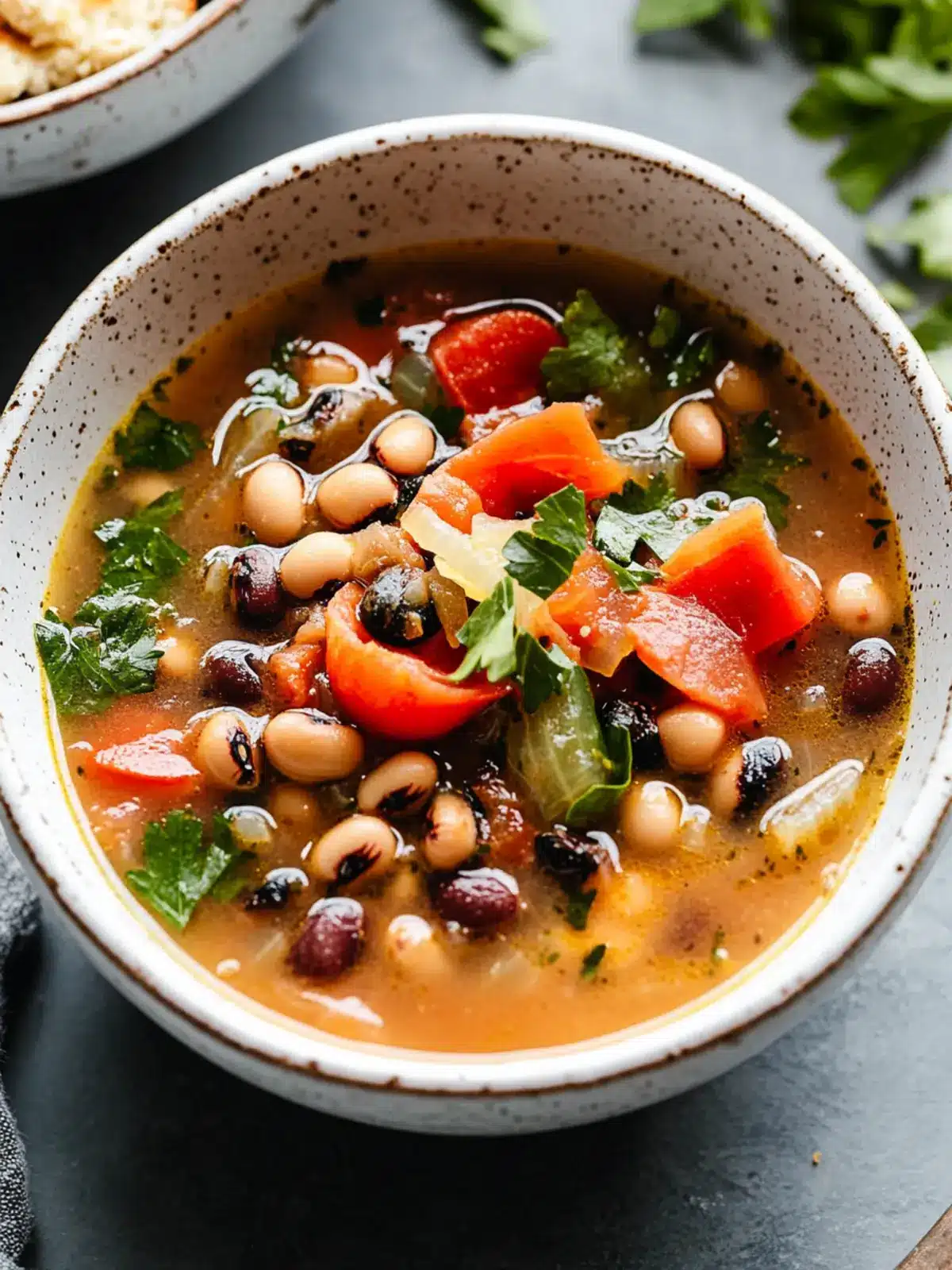 Smoky Black Eyed Pea Soup for Cozy Nights In 4 Smoky Black Eyed Pea Soup