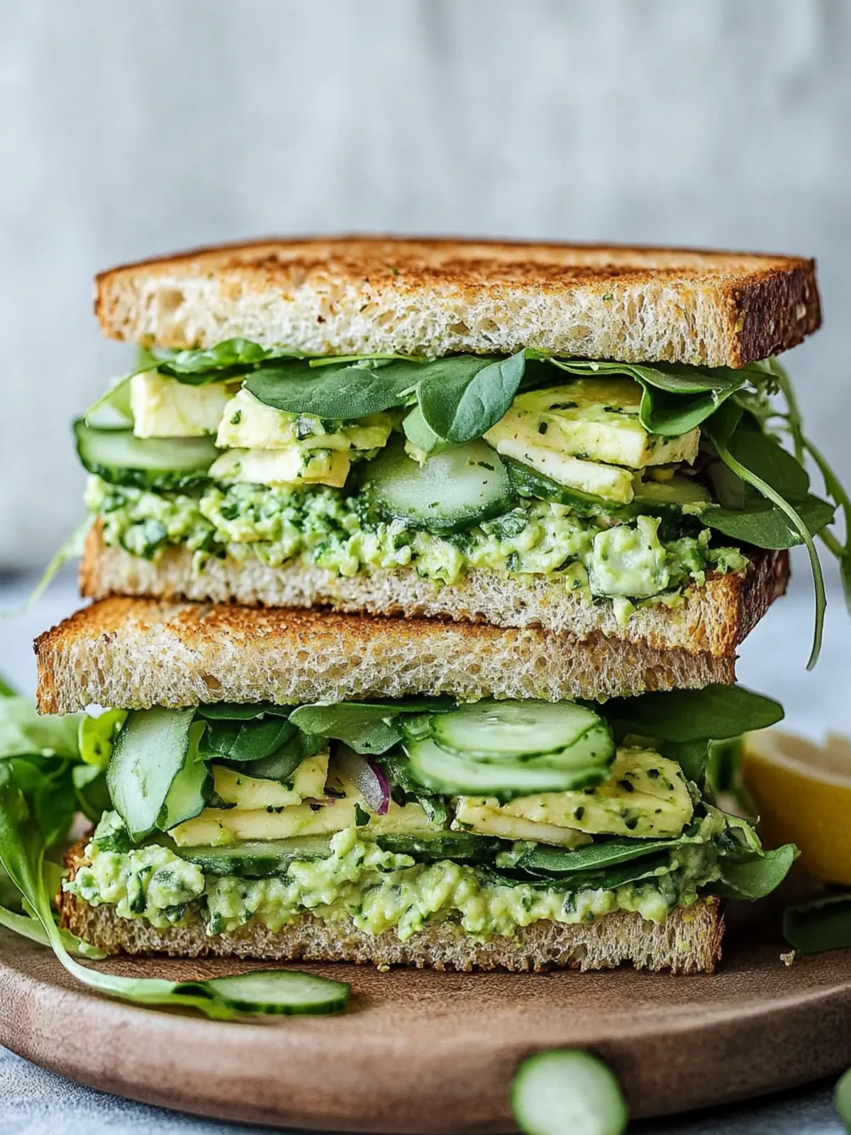 Green Goddess Salad Sandwich: A Flavorful Chickpea Delight 4 Green Goddess Salad Sandwich