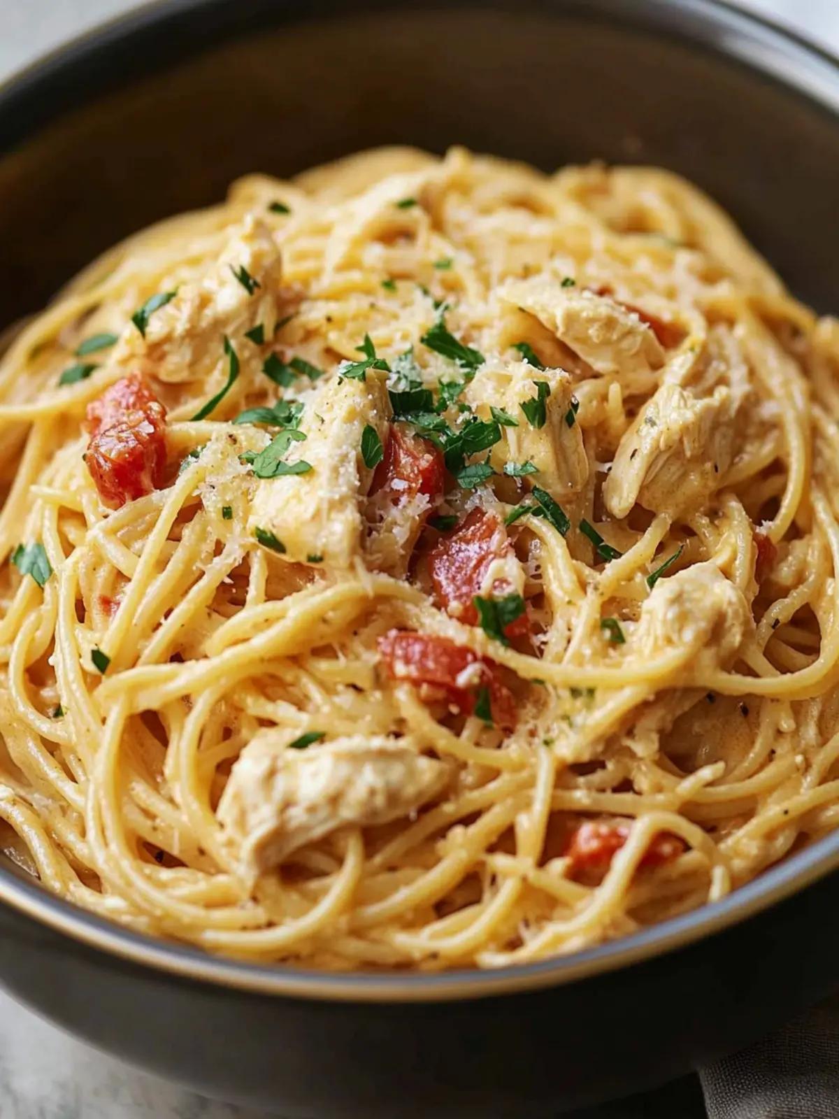 CrockPot Chicken Spaghetti: Comfort Food Done Right 4 CrockPot Chicken Spaghetti
