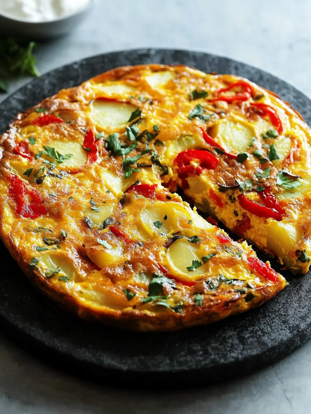 Delicious Potato and Pepper Frittata for a Cozy Brunch 3 Potato and Pepper Frittata