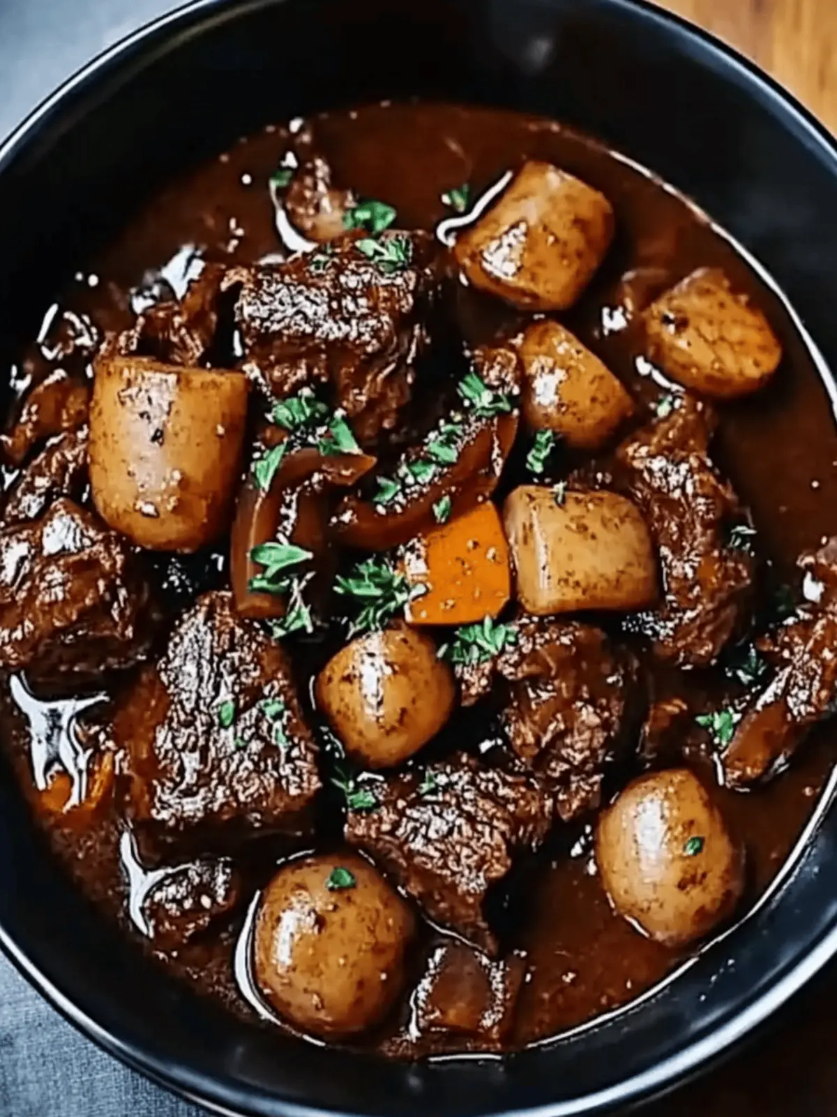 Slow Cooker Beef Bourguignon: Comforting French Delight at Home 3 Slow Cooker Beef Bourguignon