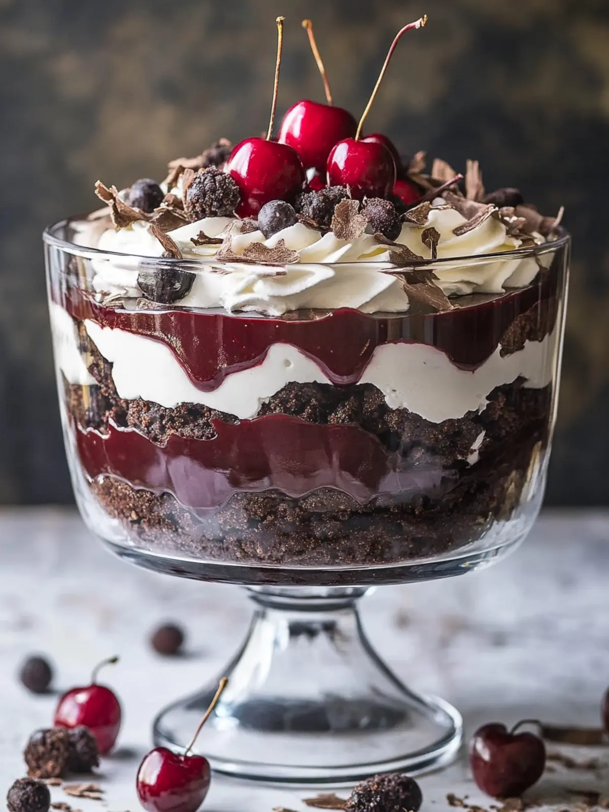 Decadent Black Forest Trifle to Sweeten Your Day 3 Black Forest Trifle