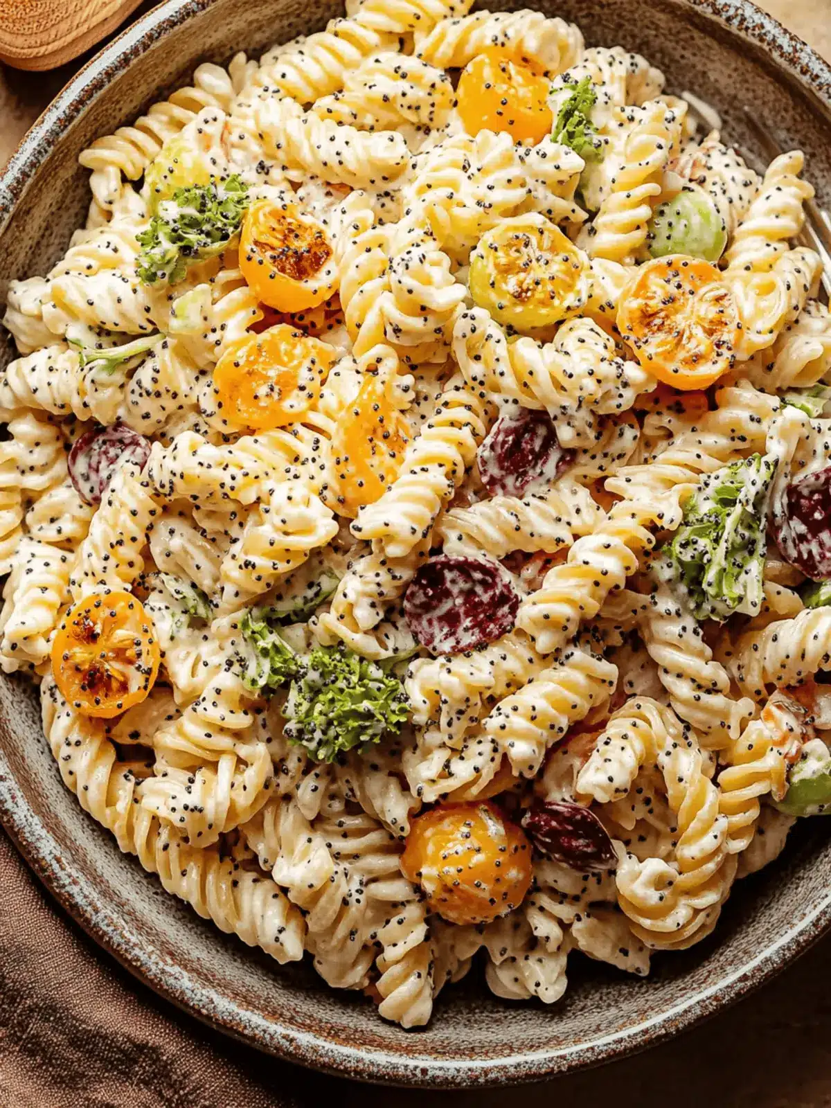 Fall Pasta Salad with Creamy Poppyseed Dressing Delight 2 Fall Pasta Salad with Creamy Poppyseed Dressing