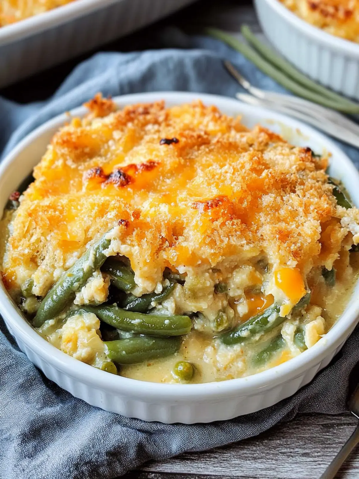 Cheddar Bay Green Bean Casserole That Steals the Show 4 Cheddar Bay Green Bean Casserole