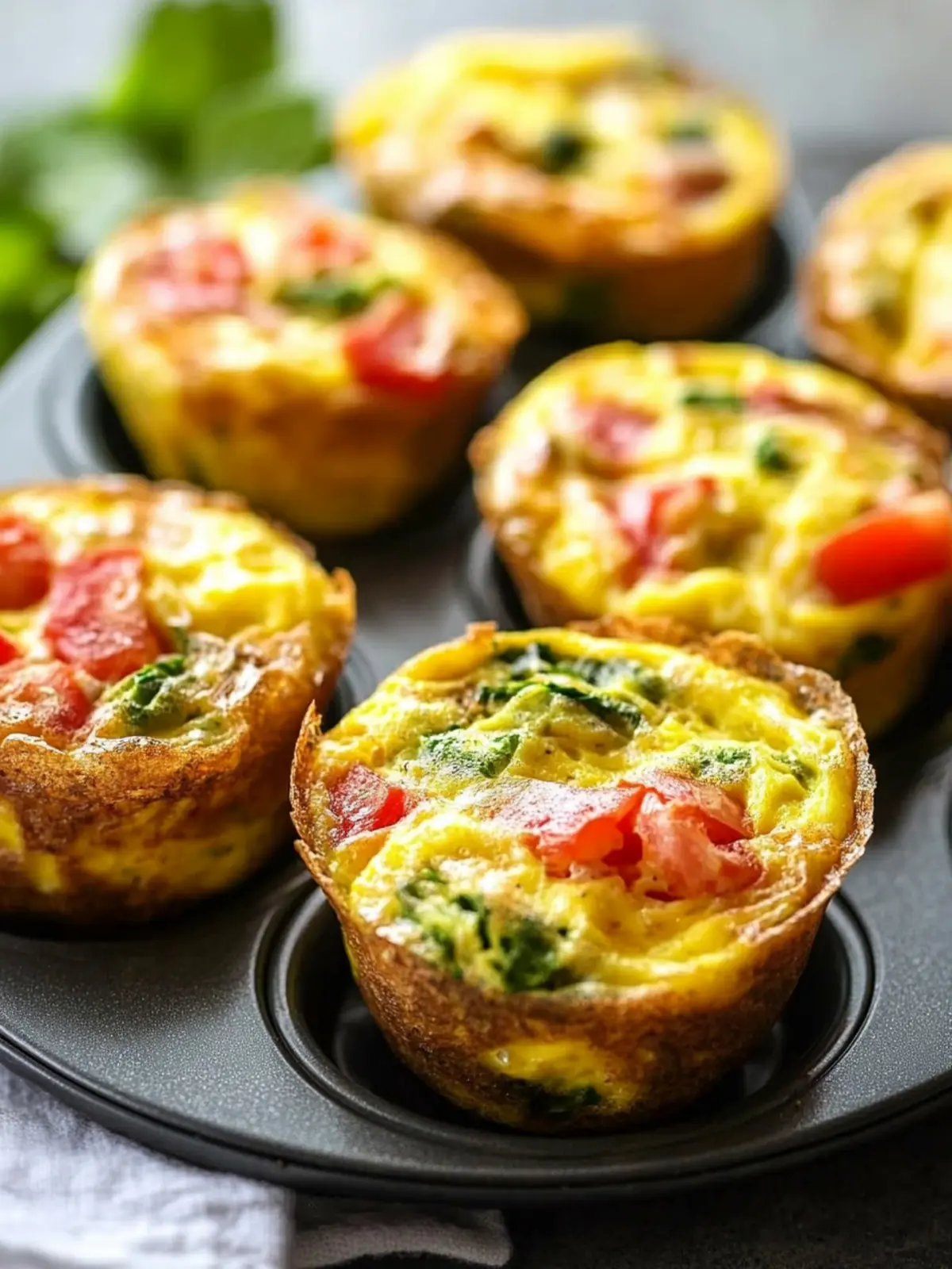 Toaster Oven Muffin Tin Frittatas Bursting with Flavor 2 Toaster Oven Muffin Tin Frittatas