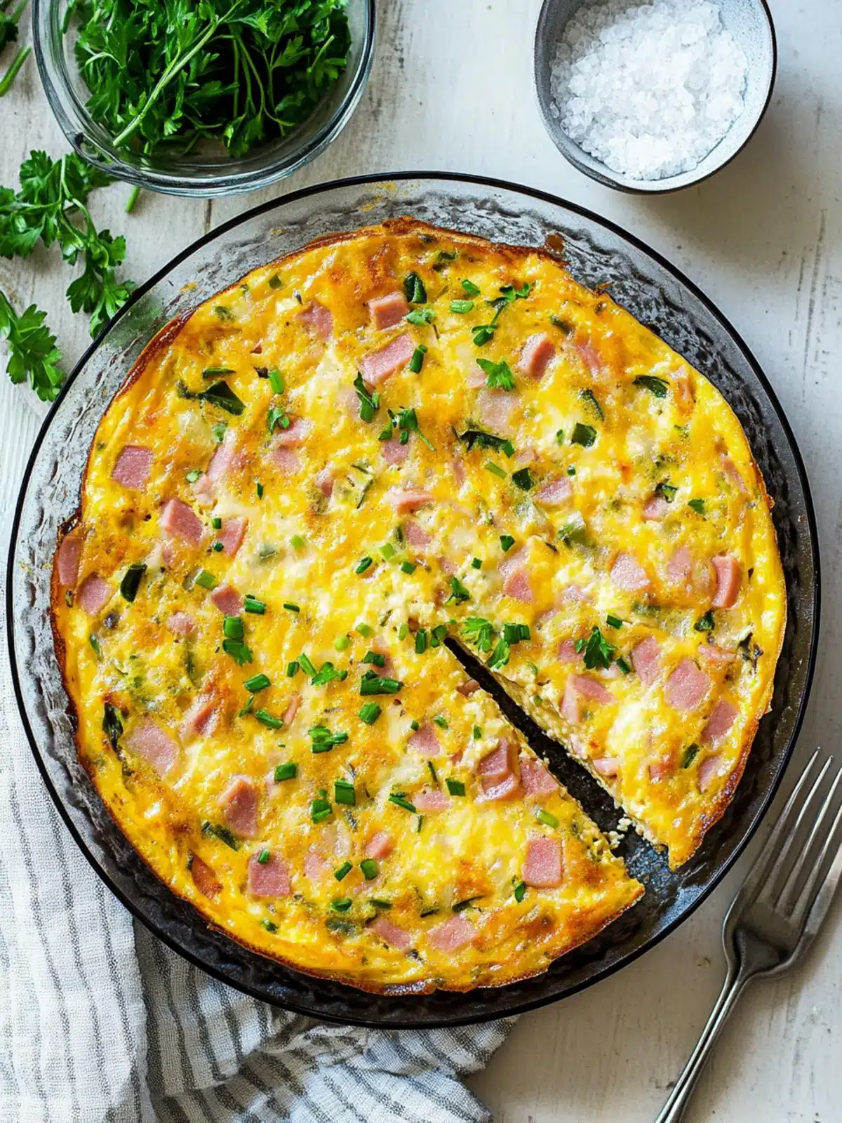 Delicious Ham and Cheese Frittata for Easy Family Brunch 4 Ham and Cheese Frittata