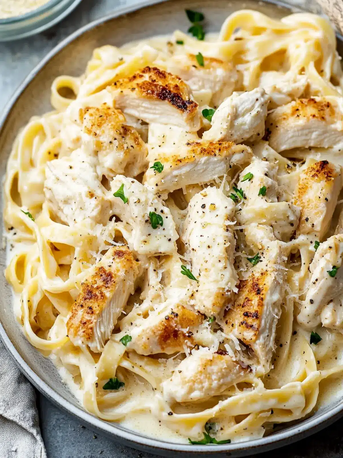 Delicious Chicken Fettuccine Alfredo in Minutes at Home 4 Chicken Fettuccine Alfredo