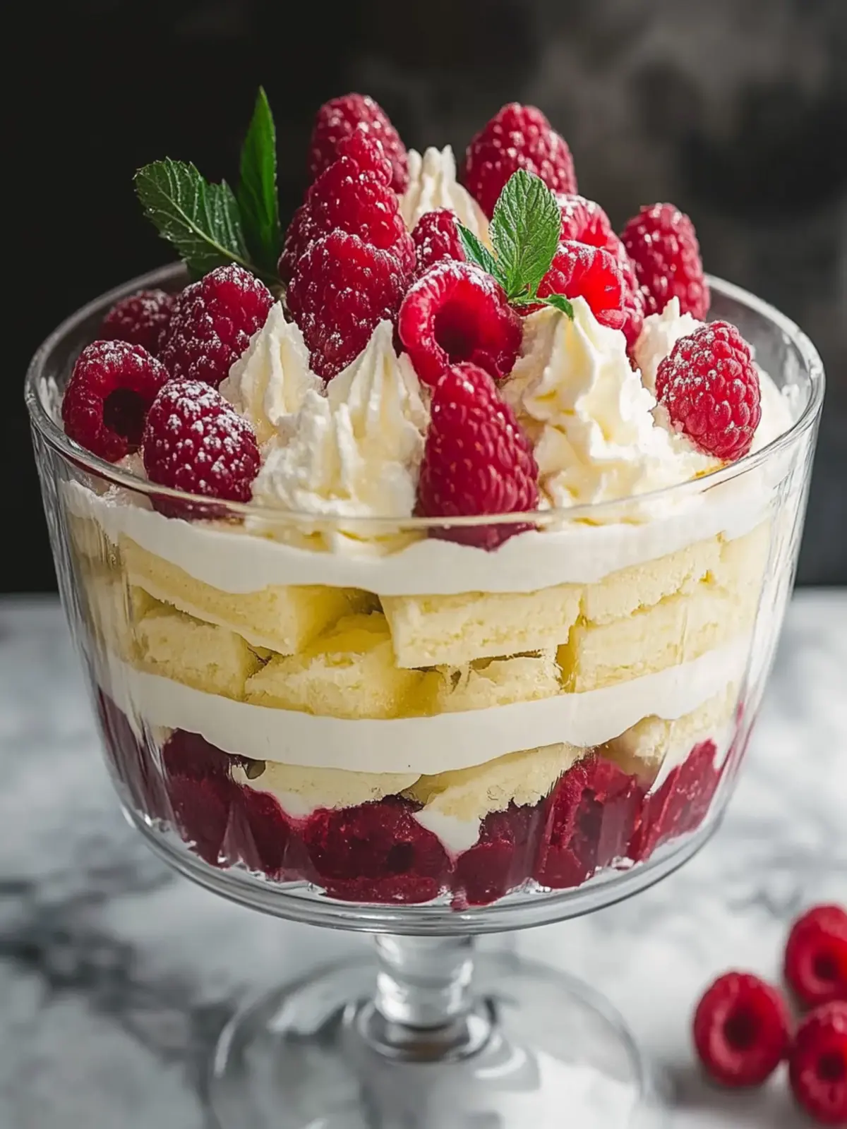 Delicious Raspberry White Chocolate Trifle for Easy Indulgence 2 Raspberry White Chocolate Trifle