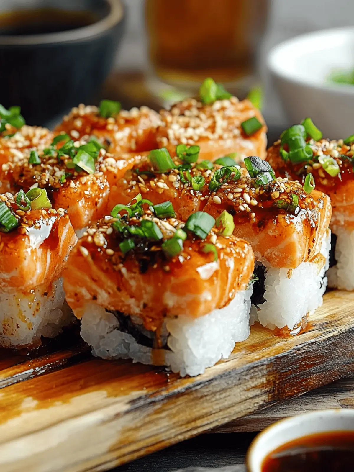Spicy Salmon Sushi Bake: Easy, Cheesy Comfort Food Delight 2 Spicy Salmon Sushi Bake