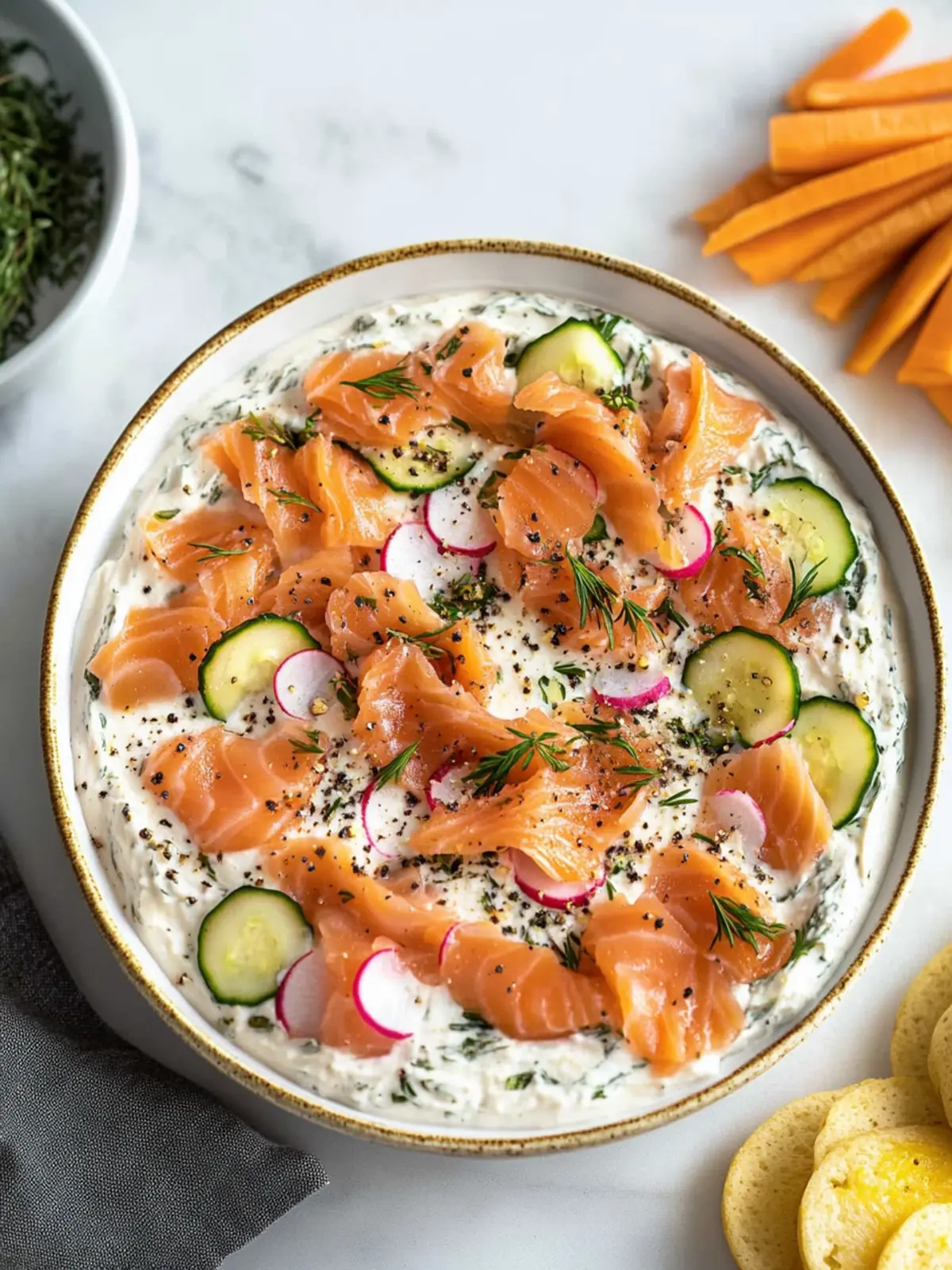 Savory Smoked Salmon Bagel Dip to Wow Your Taste Buds 4 Smoked Salmon Bagel Dip