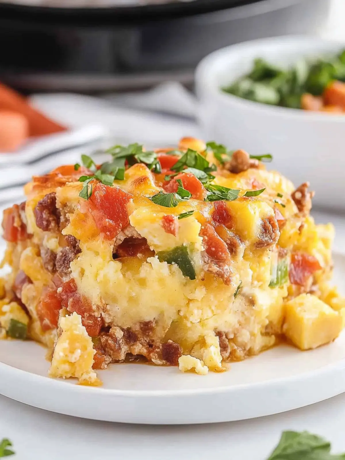 Delicious Crockpot Breakfast Casserole for Busy Mornings 4 Crockpot Breakfast Casserole