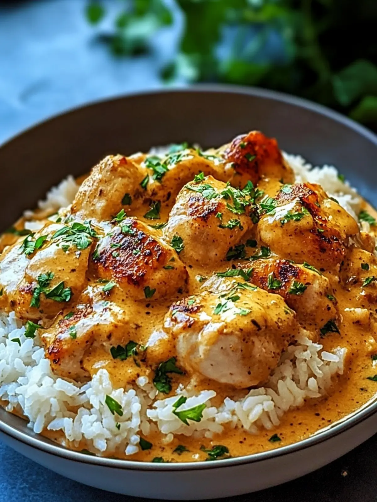 Delicious Smothered Chicken and Rice in Creamy Sauce Bliss 3 Smothered Chicken and Rice
