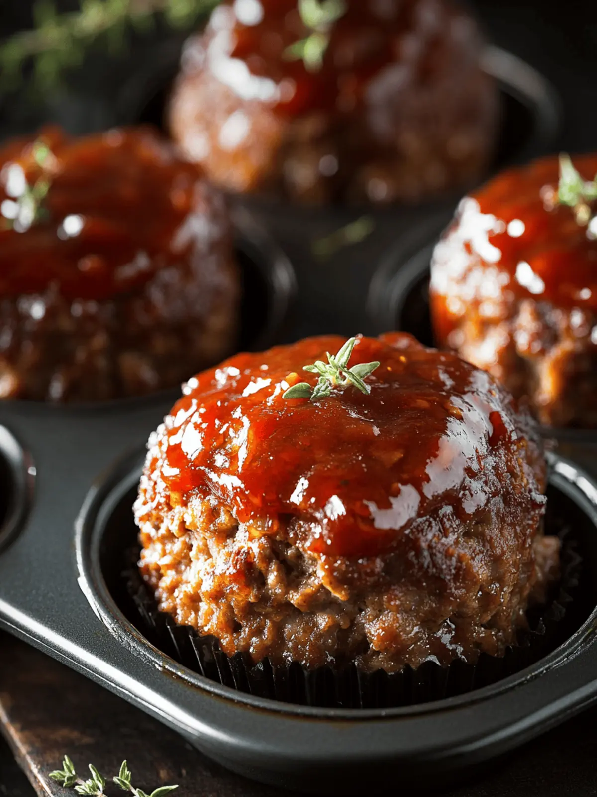 Meatloaf in a Muffin Pan: Quick and Flavorful Comfort Bites 3 Meatloaf in a Muffin Pan